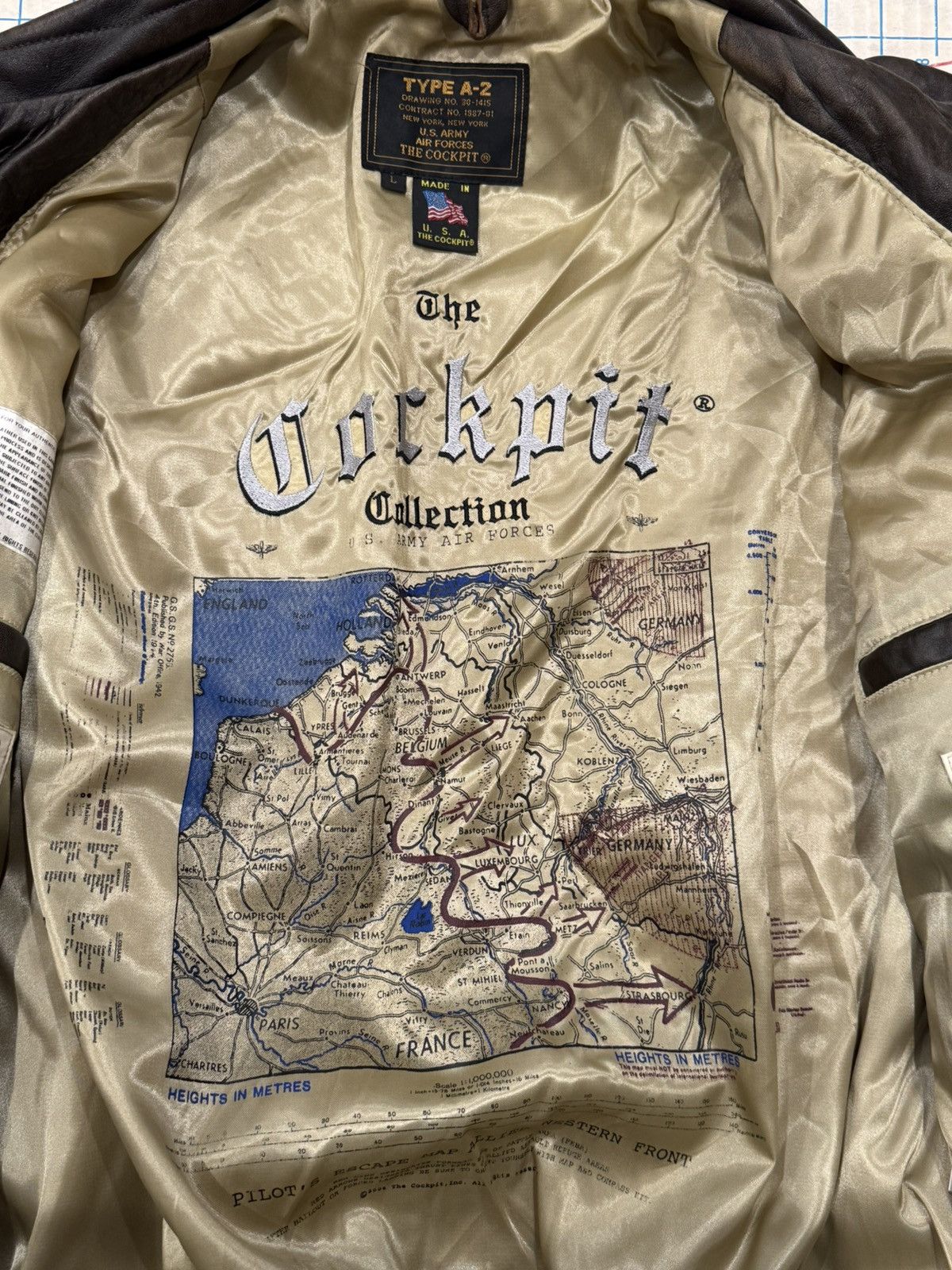 Cockpit USA The Cockpit Las Vegas Lady Type A-2 Leather Bomber Large Size US L / EU 52-54 / 3 - 18 Thumbnail