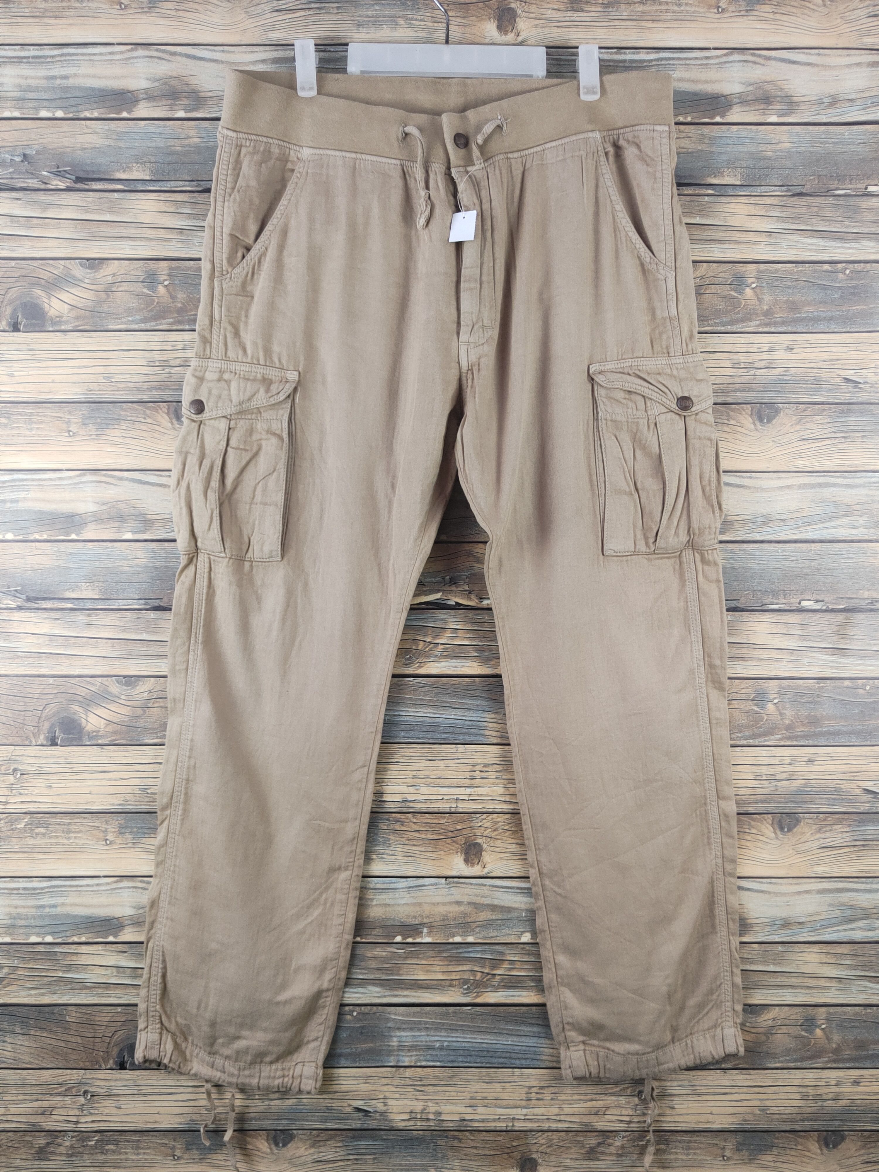 DL Lee Beige Multipocket Tactical Cargo Pants #1934