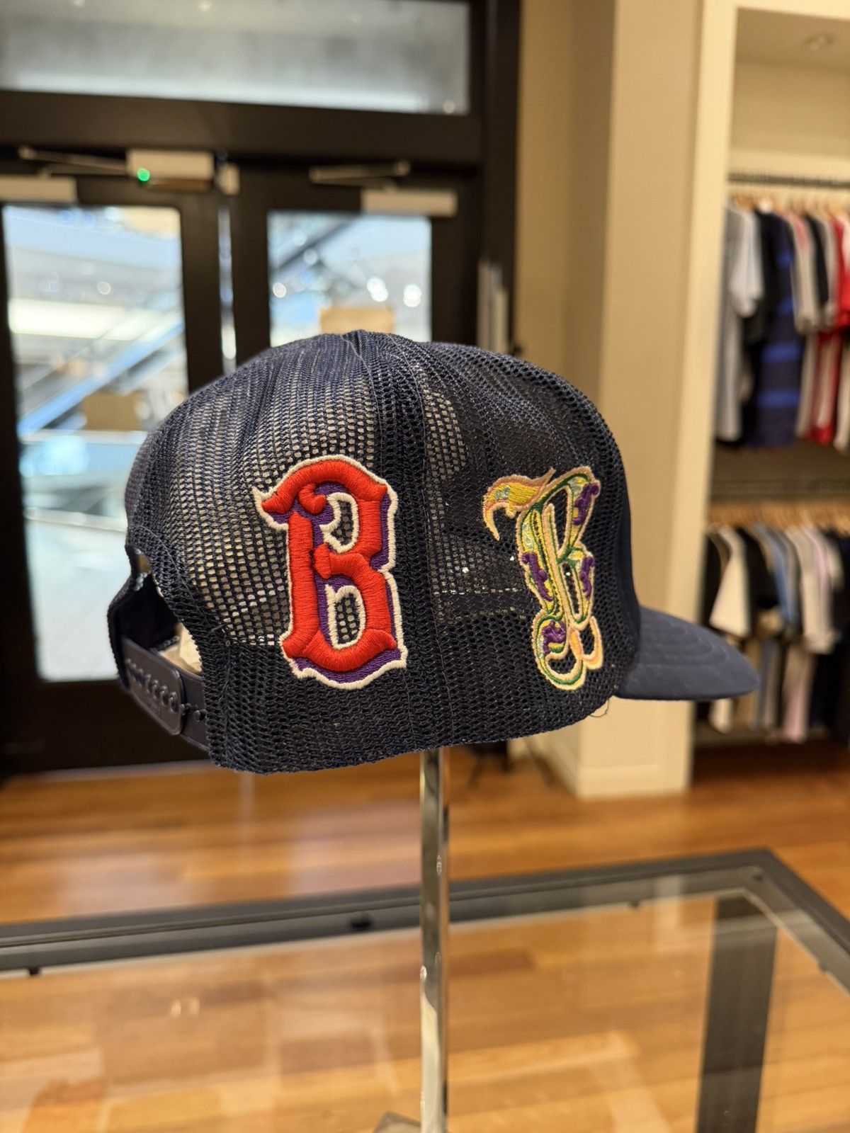 Better With Age Better With Age Weston Mesh Trucker Hat - Navy Size ONE SIZE - 4 Thumbnail