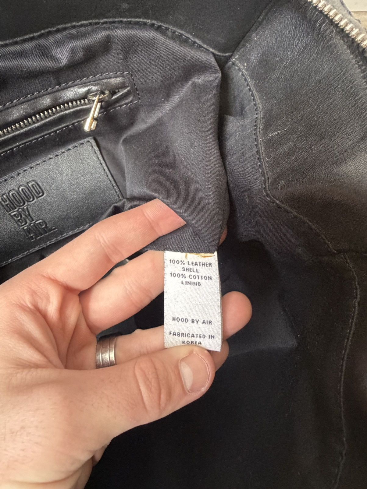 Hood By Air Hood By Air Leather Parachute Bag Size ONE SIZE - 8 Thumbnail