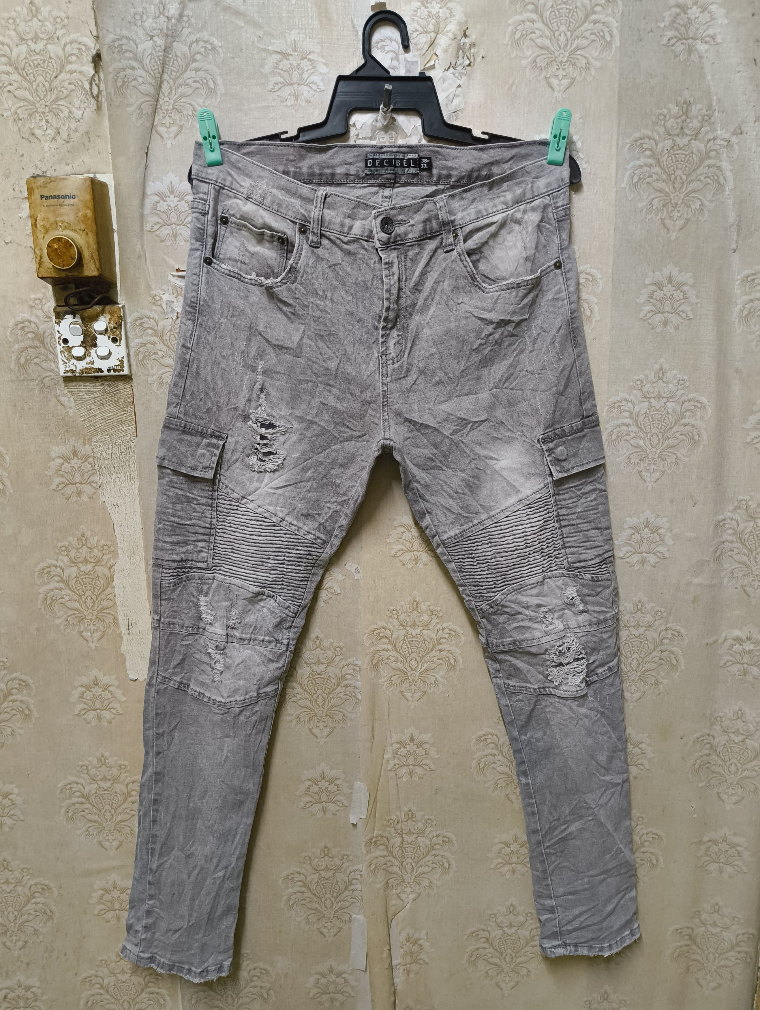 Decibel Decibel Biker Cargo Jeans distressed Size US 38 / EU 54 - 1 Thumbnail