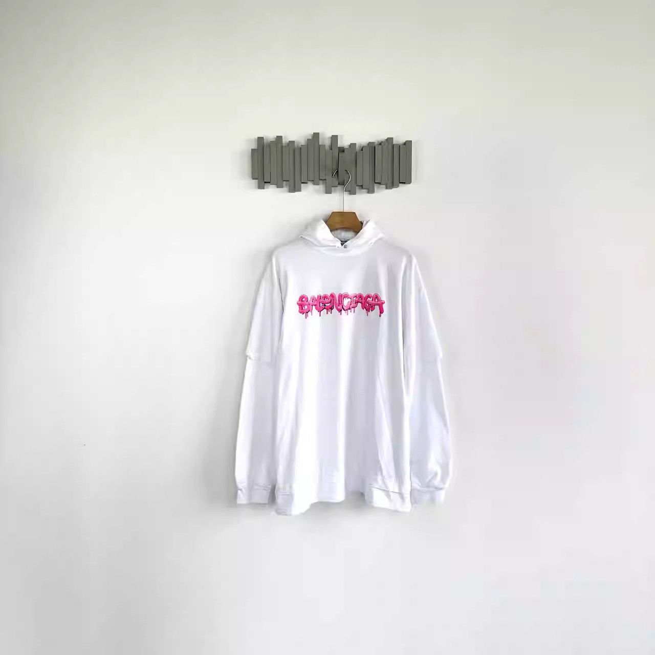 Balenciaga SS22 Fake Two Hoodies