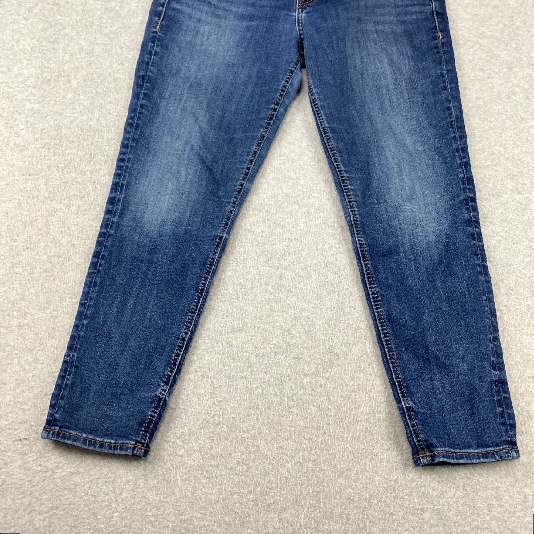Silver Jeans Co. Silver Jeans Suki Skinny Crop Jeans Womens 30 x 25 Blue Stretch Mid Rise Denim Pants Size 30" / US 8 / IT 44 - 3 Thumbnail