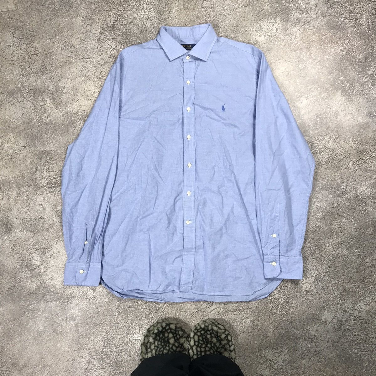Vintage Vintage Ralph Lauren Oxford Shirt Preppy Streetwear Y2K XL Size US XL / EU 56 / 4 - 1 Thumbnail