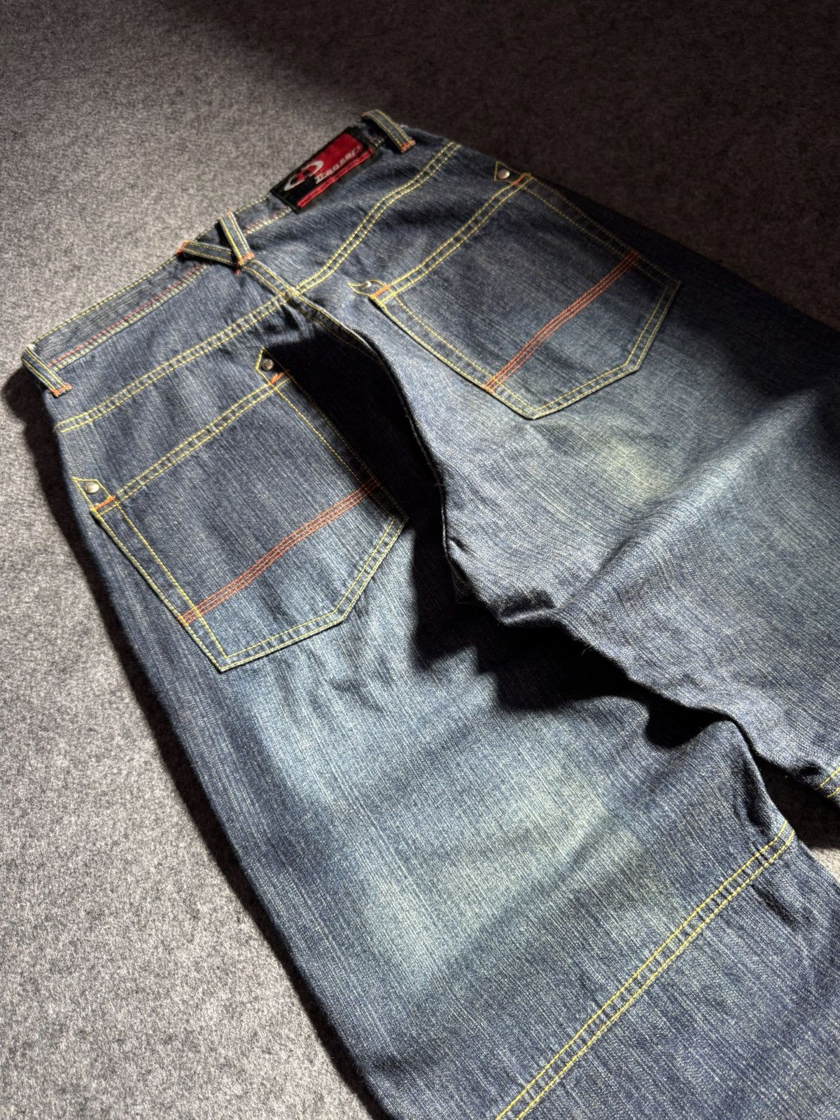 G-Unit × JNCO 2000s Transfer Baggy Patch Work Details Loose Jeans Size US 29 - 14 Thumbnail