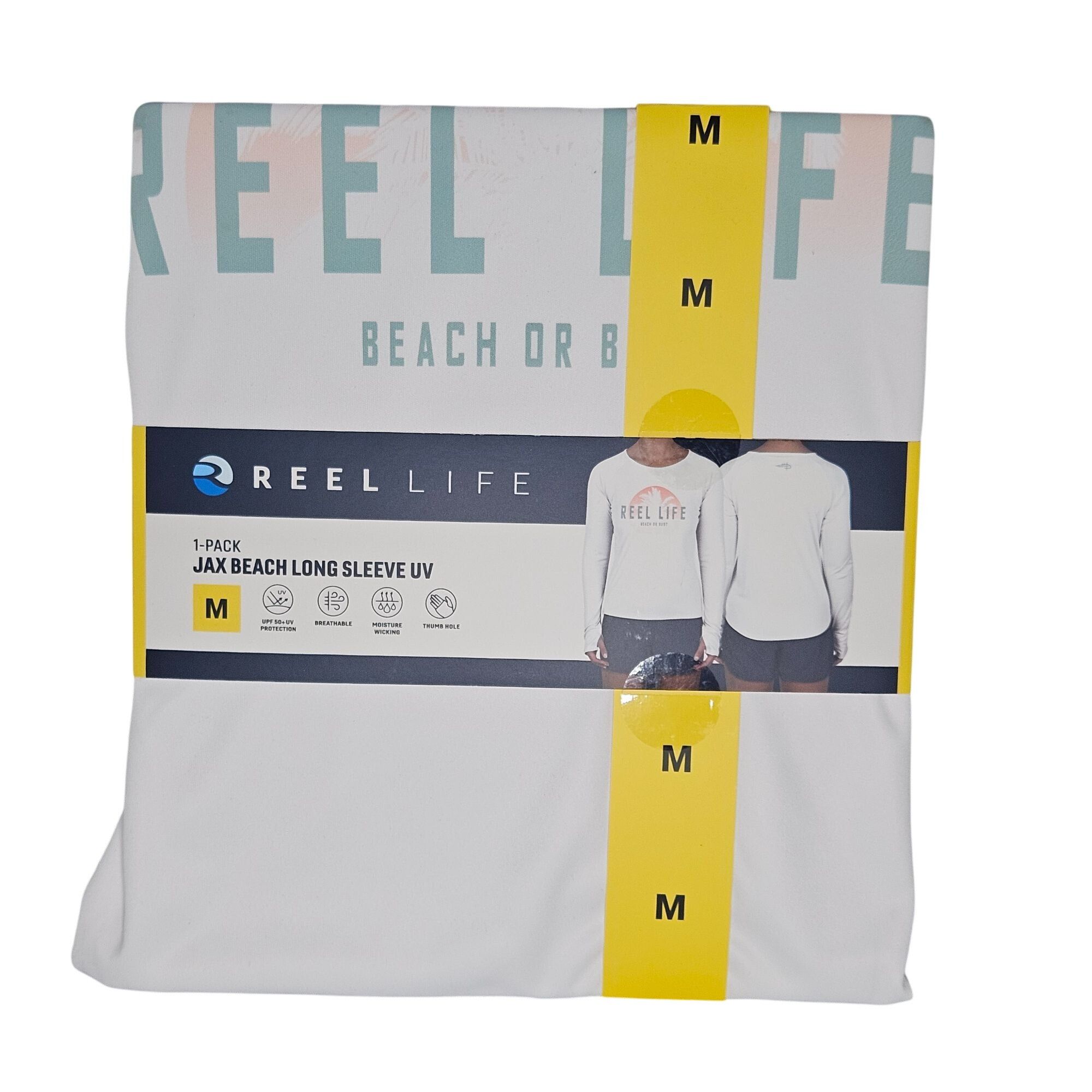 Other Reel Life Women’s Jax Beach UV Long Sleeve White Top Medium Size M / US 6-8 / IT 42-44 - 2 Thumbnail