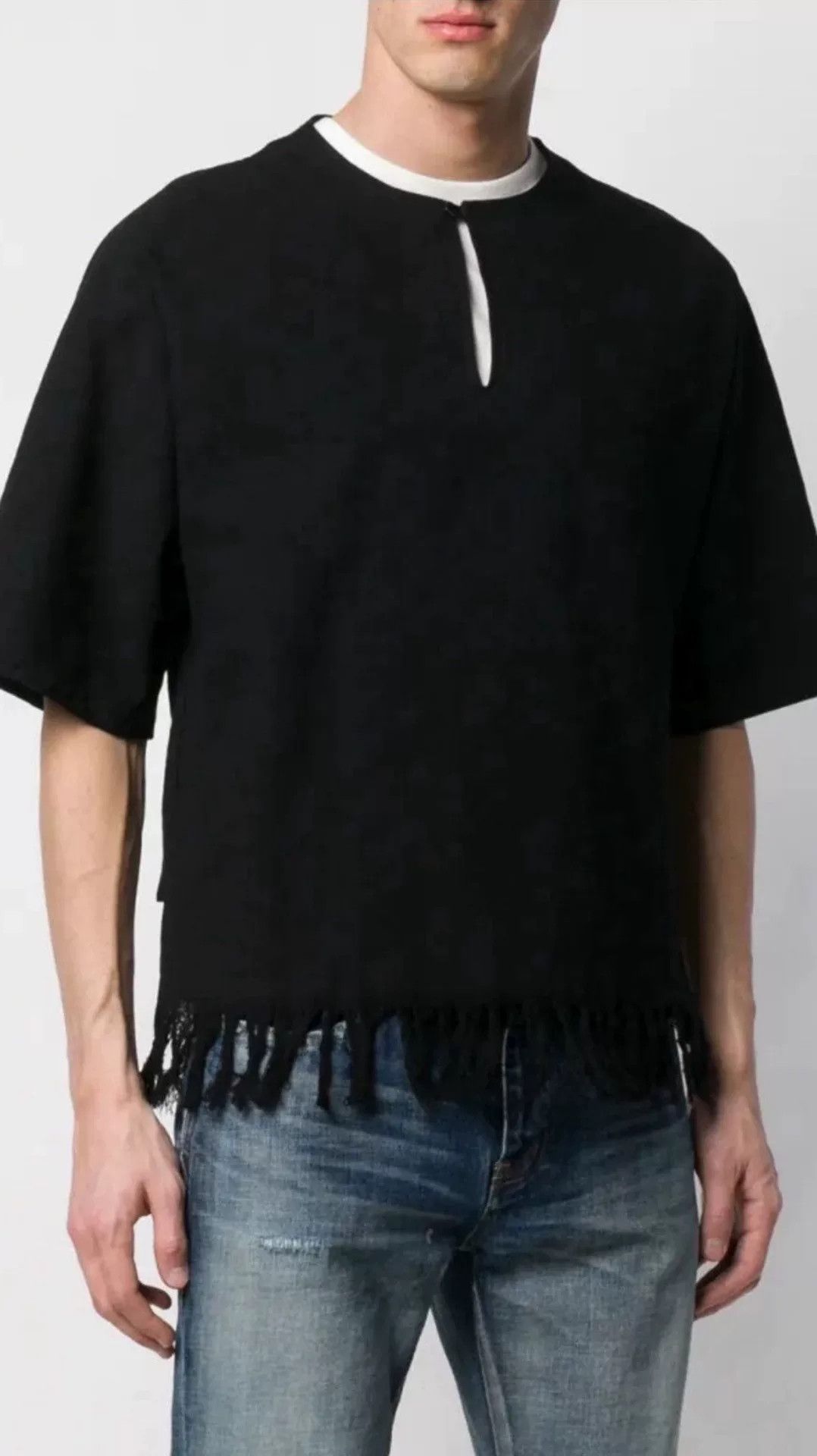 Saint Laurent Paris Saint Laurent SLP Black One-Button Shirt Size US M / EU 48-50 / 2 - 1 Thumbnail