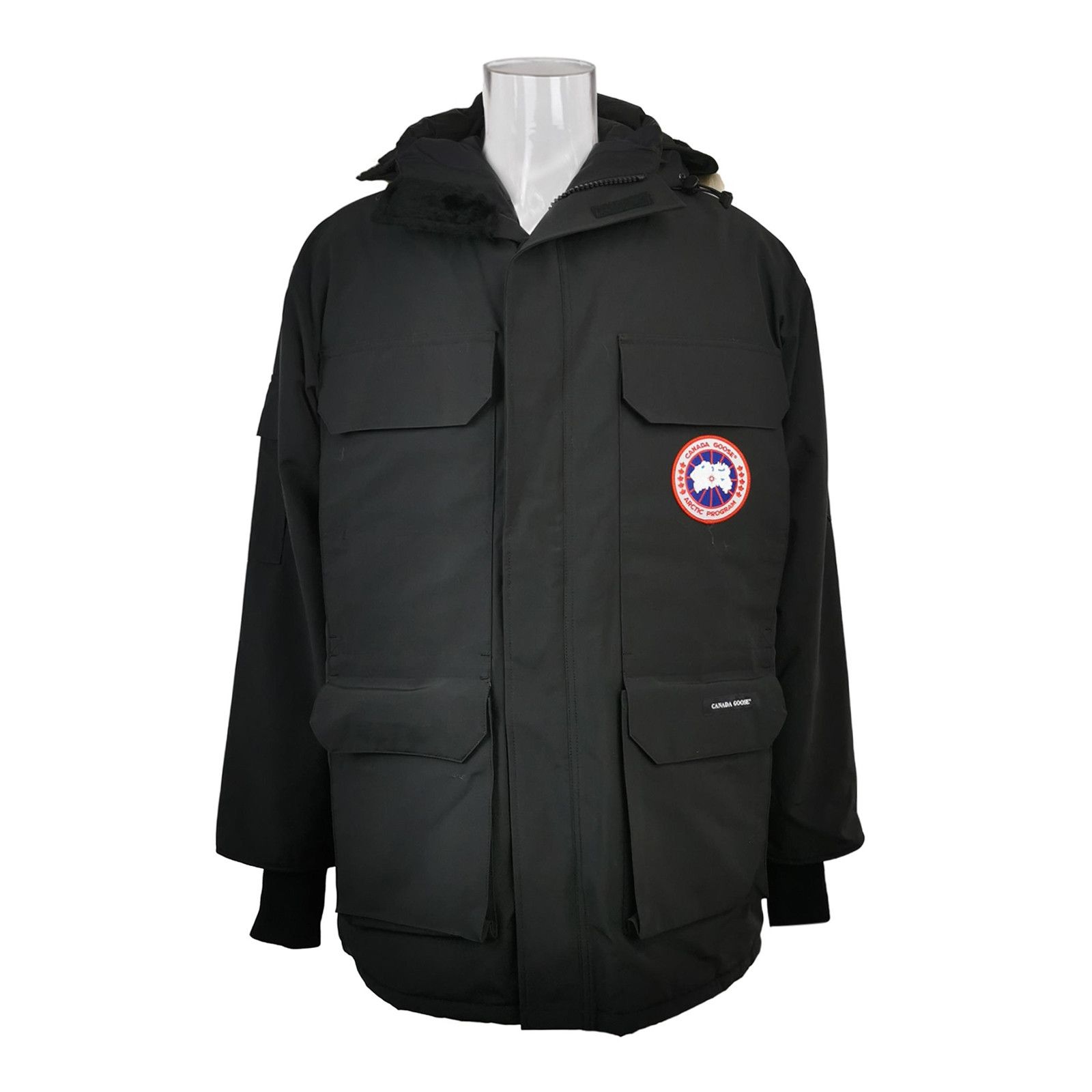 Canada Goose Canada Goose L Hooded Fur Collar Logo Down Jacket Size US L / EU 52-54 / 3 - 1 Thumbnail