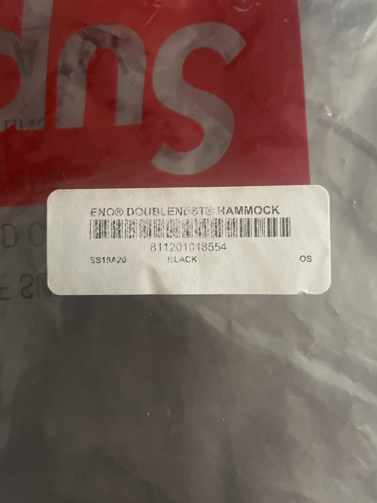 Supreme Supreme Eno Hammock - Black Size ONE SIZE - 8 Thumbnail