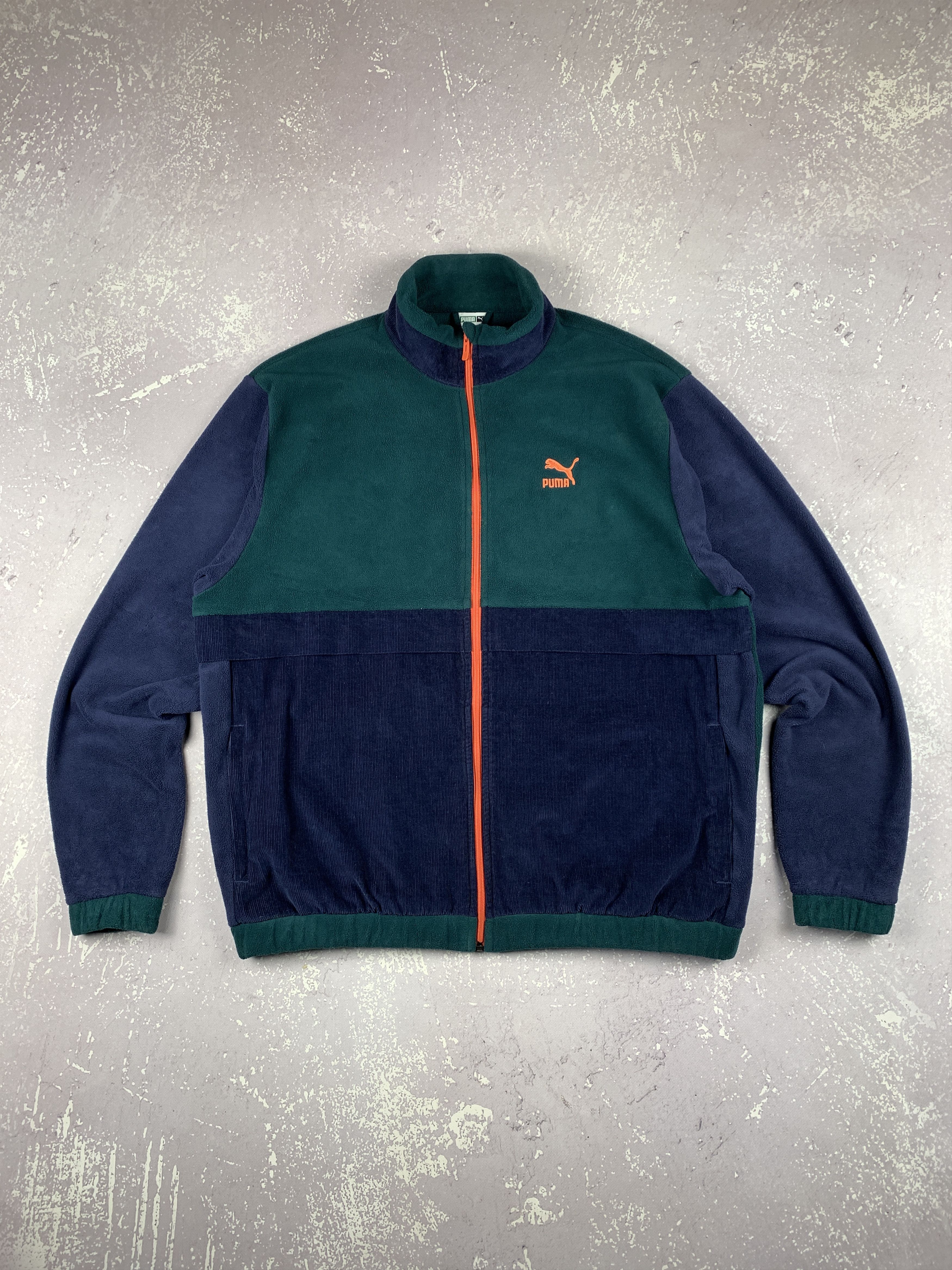 Puma Puma Corduroy/Fleece Full Zip Sherpa Jacket Size US XL / EU 56 / 4 - 1 Thumbnail