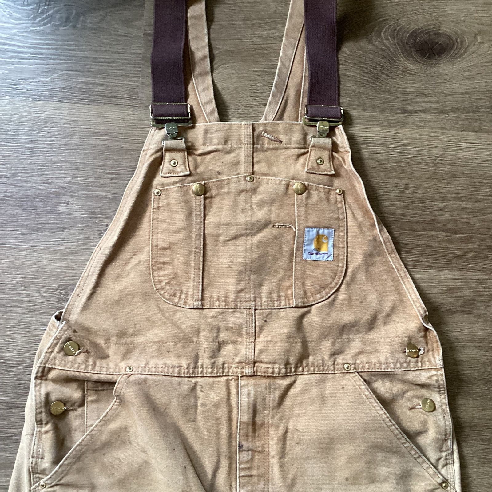 Carhartt Faded Tan Carhartt Overalls 36 x 28 Size US 38 / EU 54 - 2 Thumbnail