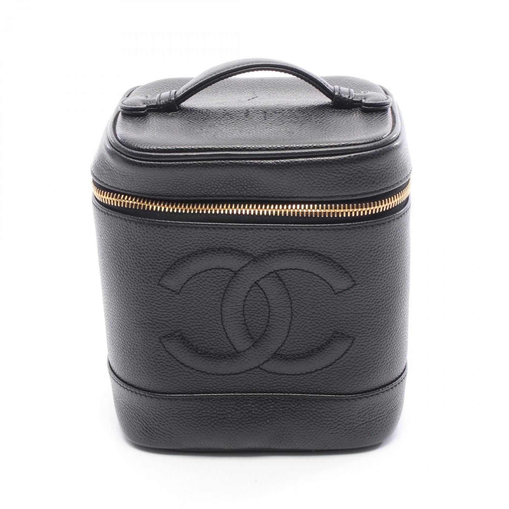 Chanel Chanel CHANEL Coco Mark Grained Calf Handbag Leather Handbag DUTY FREE for USA Size ONE SIZE - 1 Thumbnail