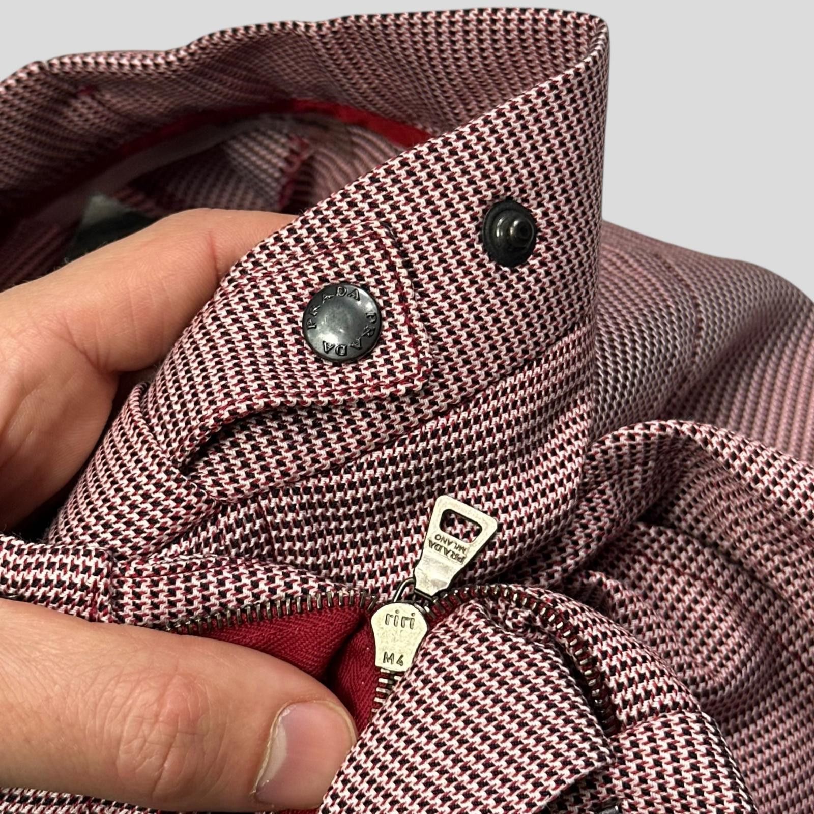 Prada Prada Sport 2001 SAMPLE Houndstooth Stash Pocket Trousers M Size US 32 / EU 48 - 7 Thumbnail