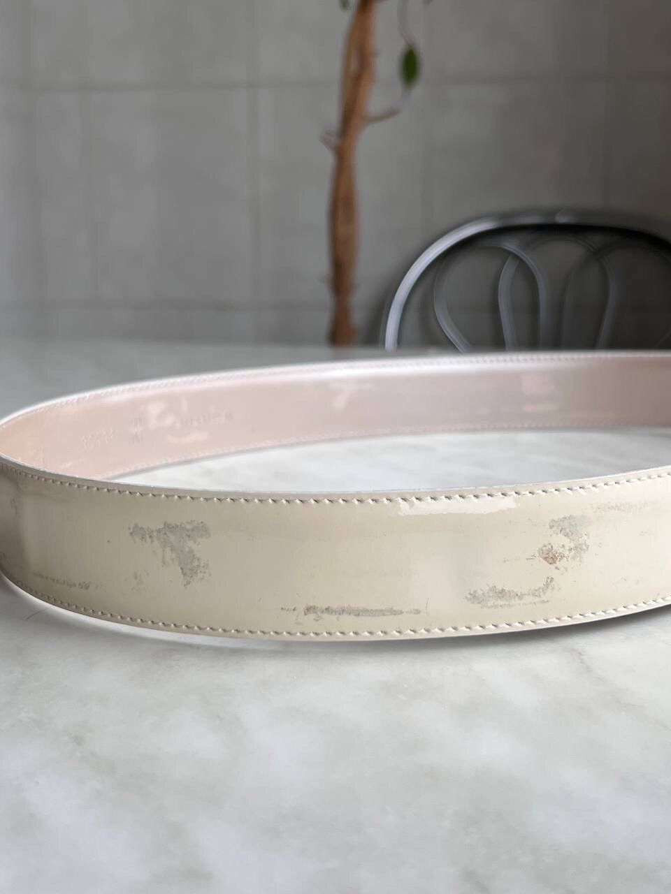 Versus Versace Versus Versace leather Buckle logo belt vintage Italy luxury Size ONE SIZE - 3 Thumbnail