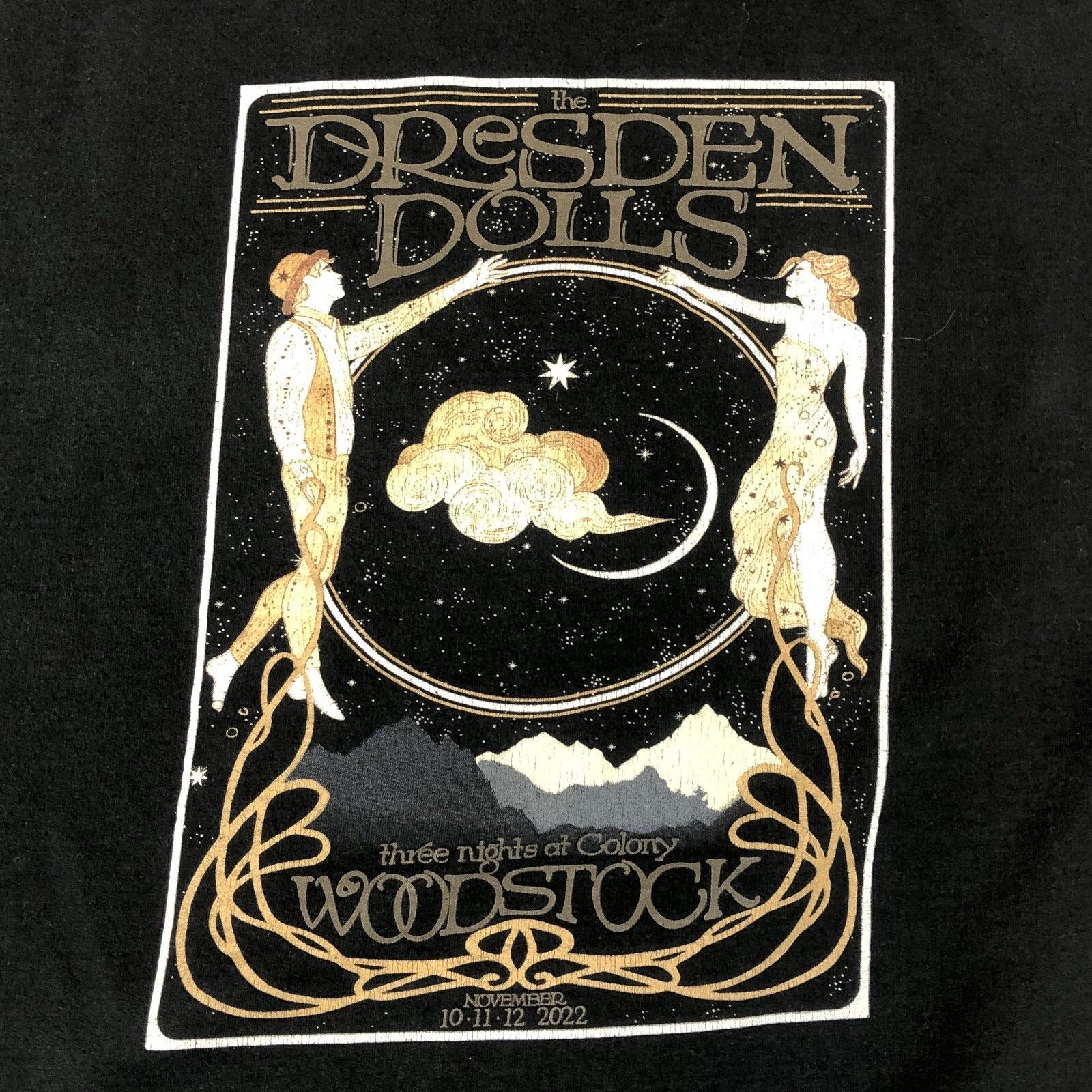 Other Dresden Dolls 2022 Three Nights Colony Woodstock Blck Hoodie Size US L / EU 52-54 / 3 - 9 Thumbnail