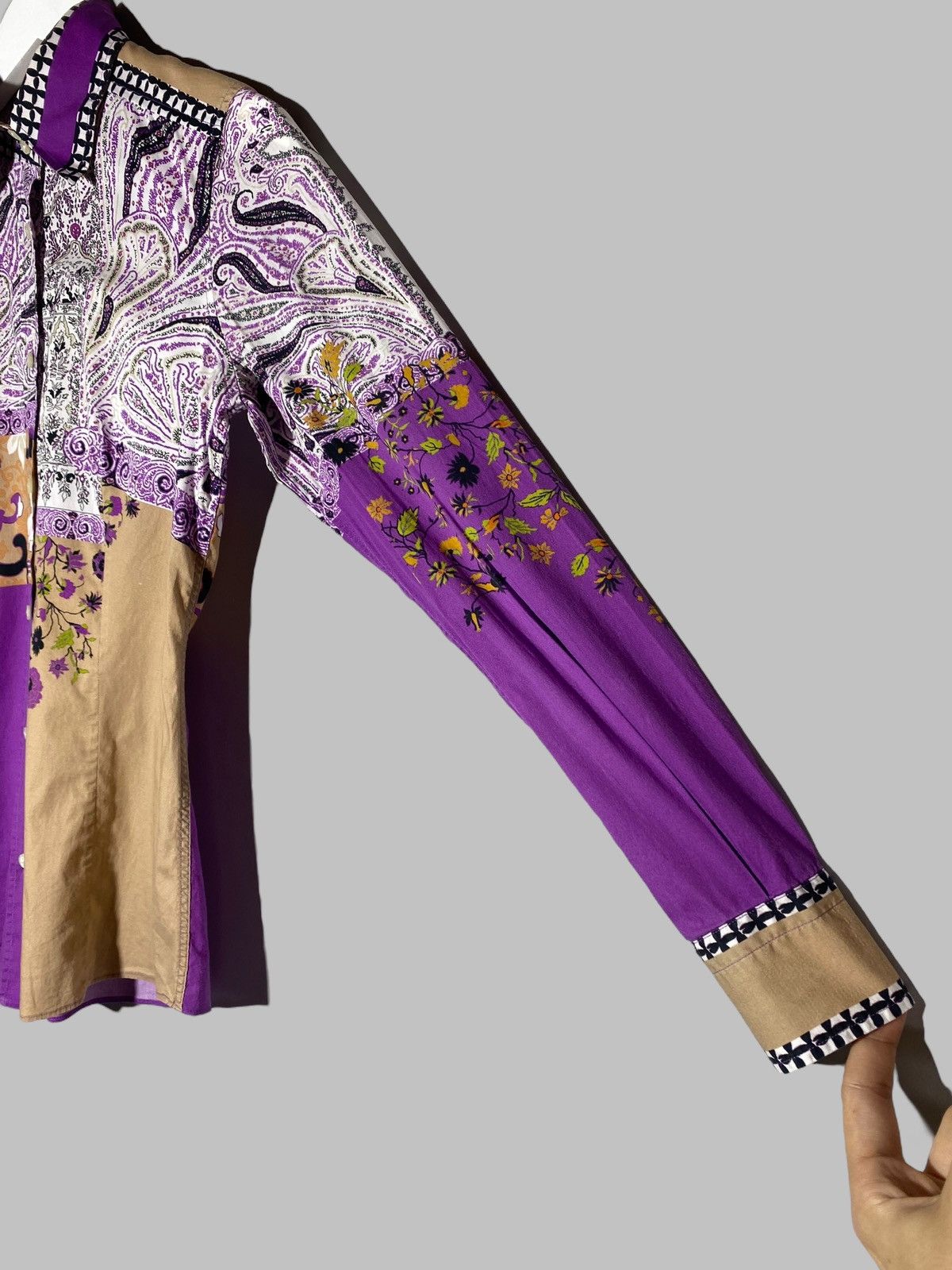 Etro 🔥 ETRO PAISLEY WOMEN’S SHIRT ITALIAN LUXURY PSYCHEDELIA Size S / US 4 / IT 40 - 11 Thumbnail