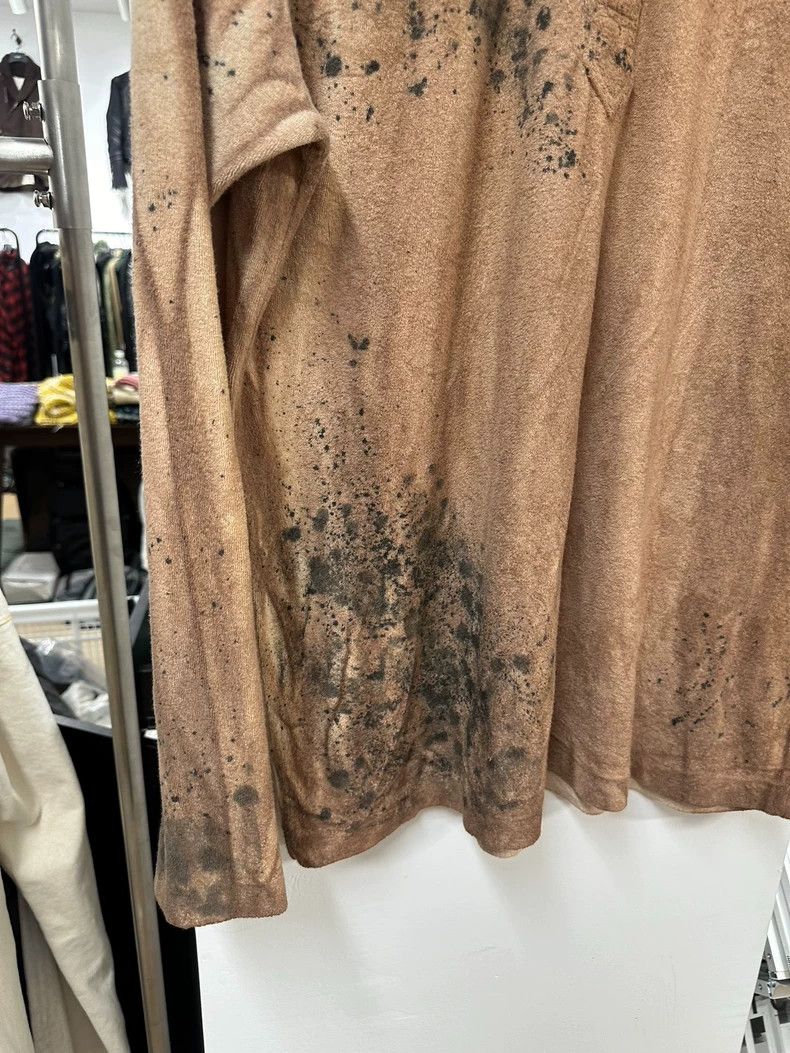Yohji Yamamoto yohji yamamoto 90S tie-dyed fur collar long sleeve 2502-Ne Size US M / EU 48-50 / 2 - 4 Thumbnail