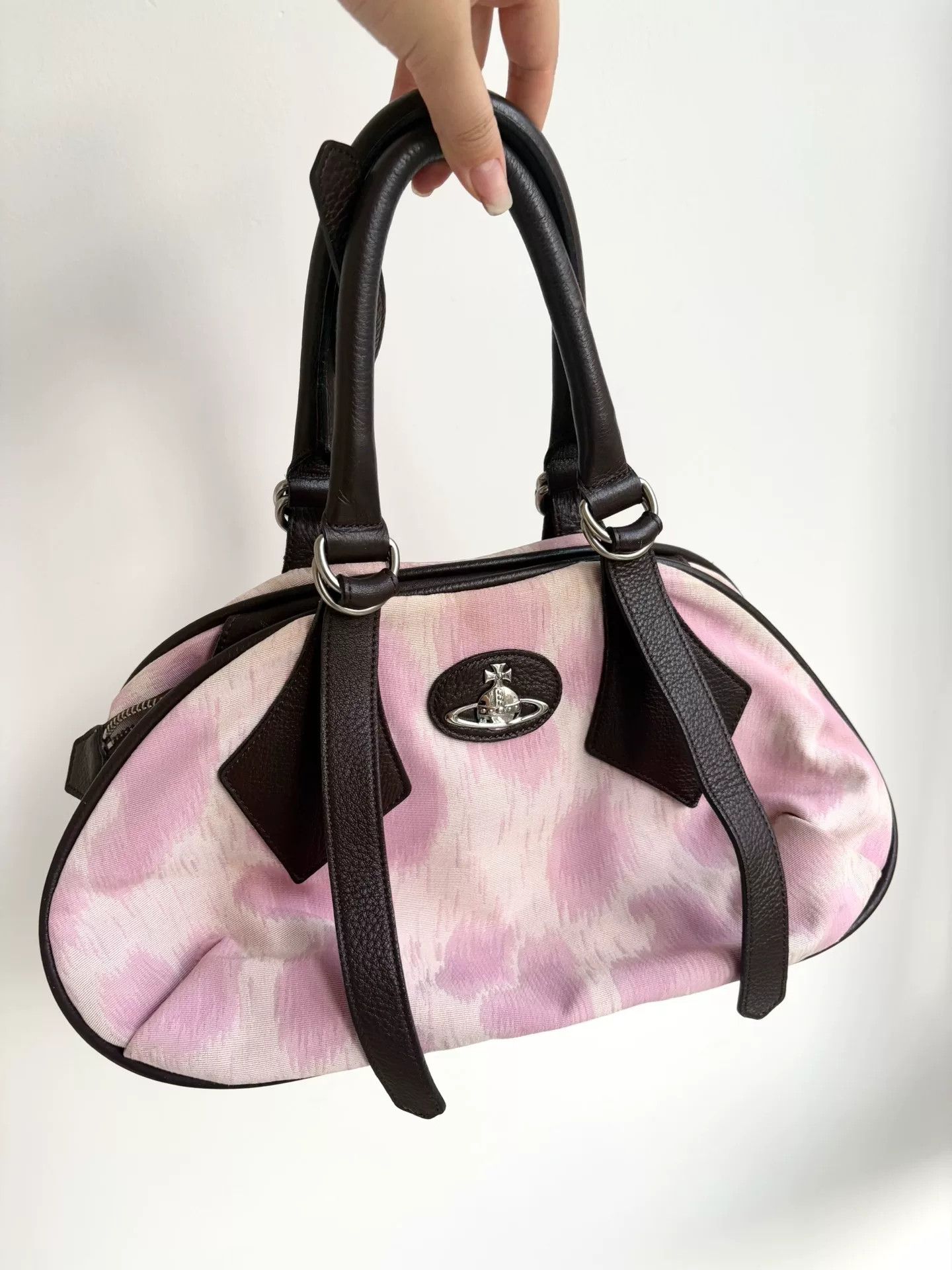 Vivienne Westwood vivienne westwood pink leopard print handbag Size ONE SIZE - 1 Thumbnail