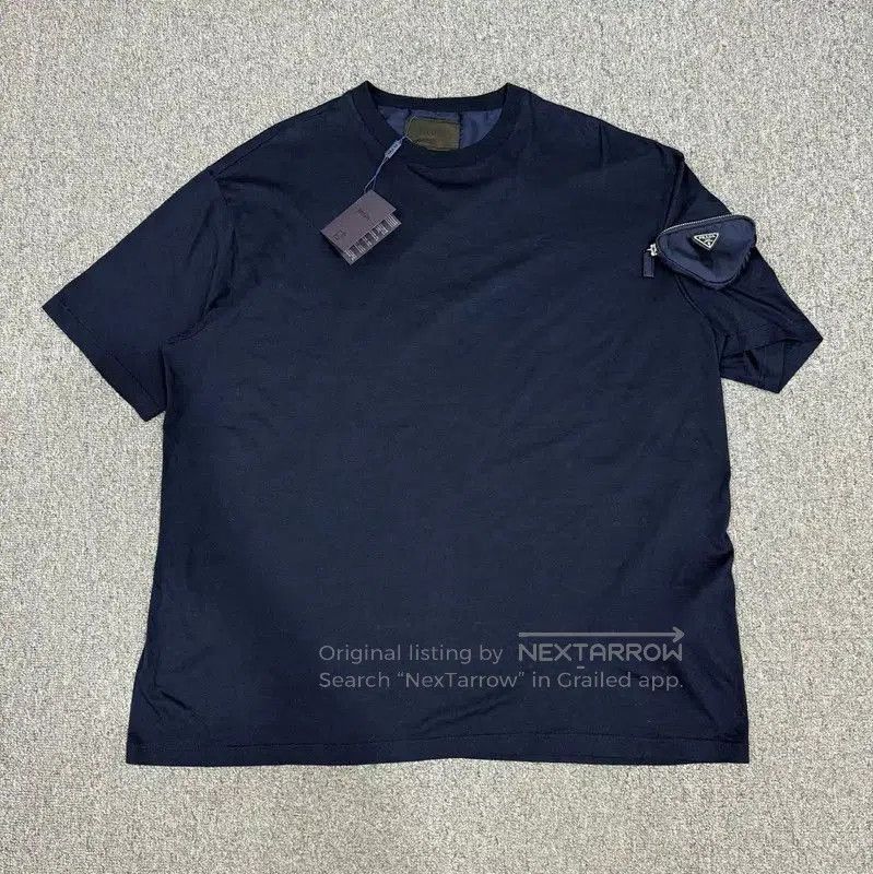 Prada Prada M Size Blue Cotton Men's T-Shirt. Size US M / EU 48-50 / 2 - 1 Thumbnail