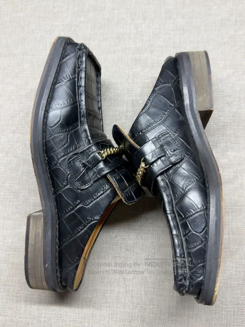 Martine Rose Martine Rose Crocodile-patterned mules Size US 5.5 / EU 38 - 7 Thumbnail