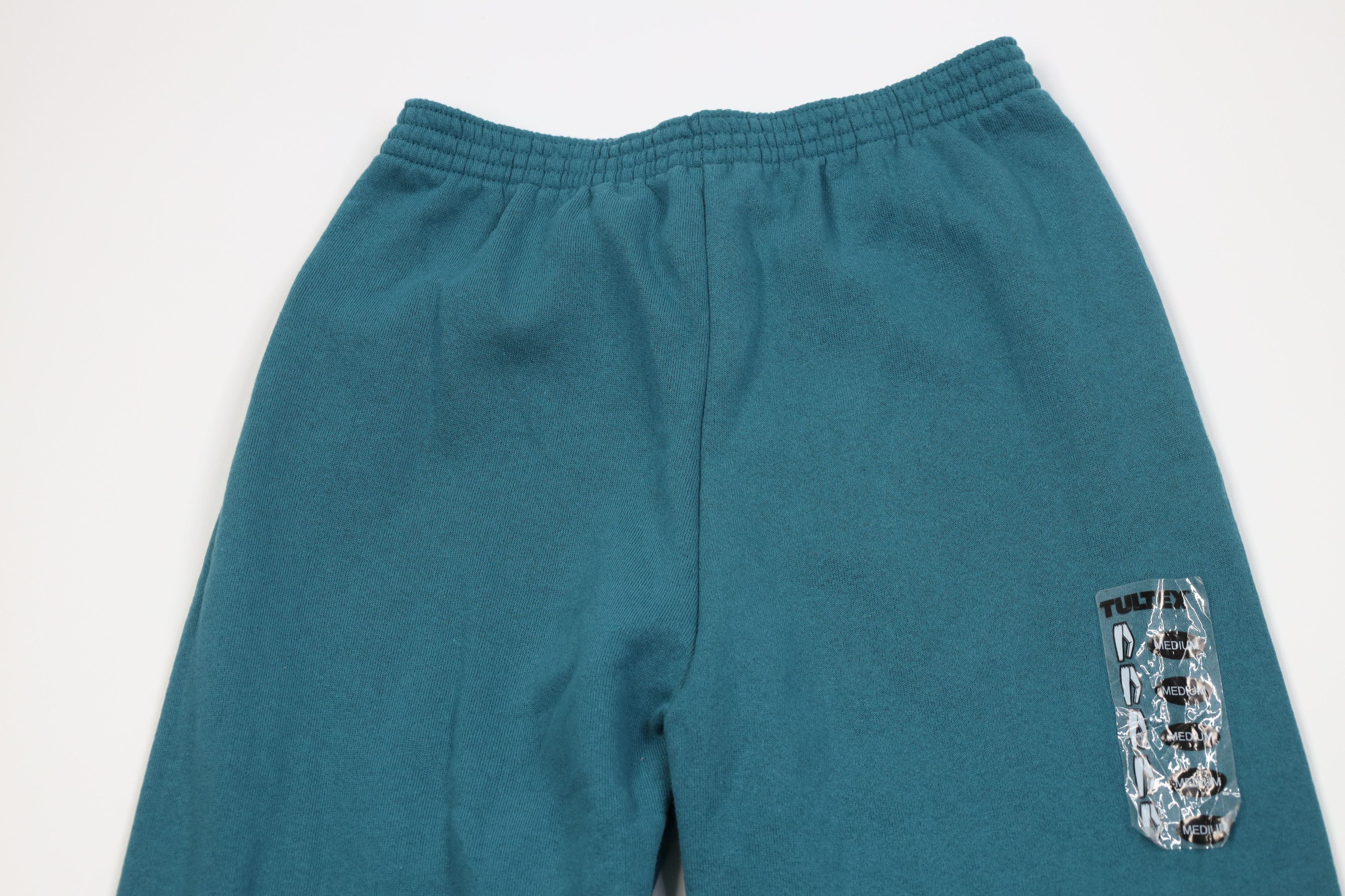 Vintage Deadstock Vintage 90s Streetwear Sweatpants Joggers Teal USA Size US 34 / EU 50 - 2 Thumbnail