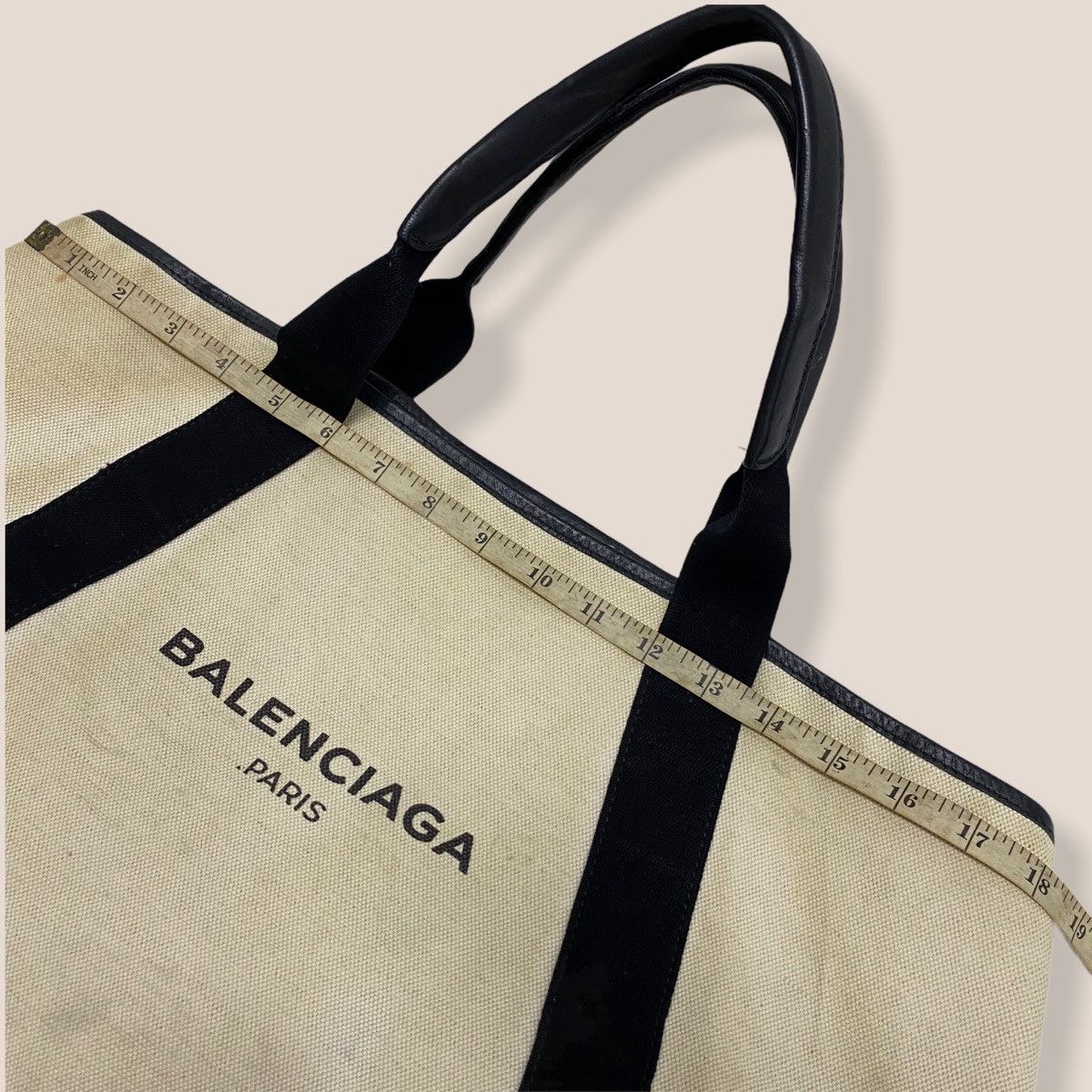 Balenciaga ‼️LASTDROP‼️ AUTHENTIC BALENCIAGA NAVY CABAS LARGE TOTE BAG Size ONE SIZE - 13 Thumbnail