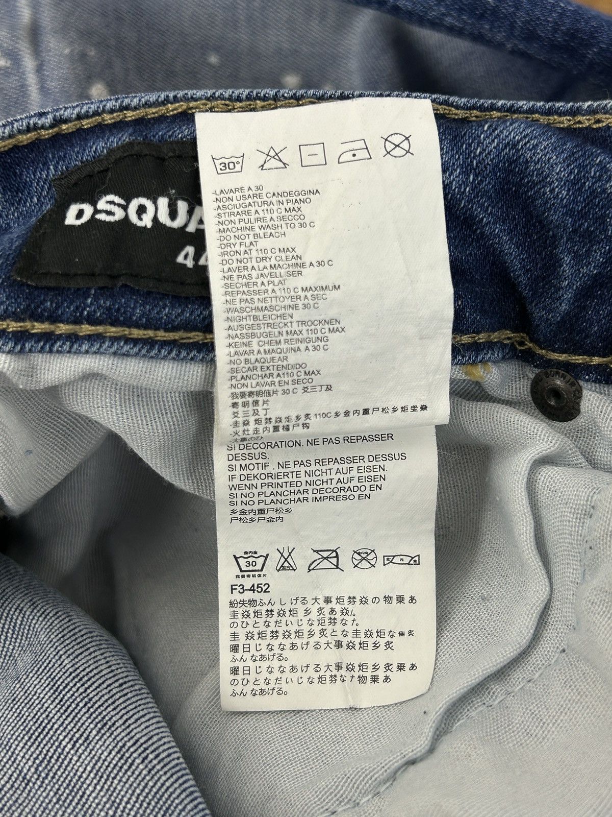 Dsquared2 Dsquared2 Skinny Elastane Denim Jeans Size 44 Size 30" / US 8 / IT 44 - 12 Thumbnail