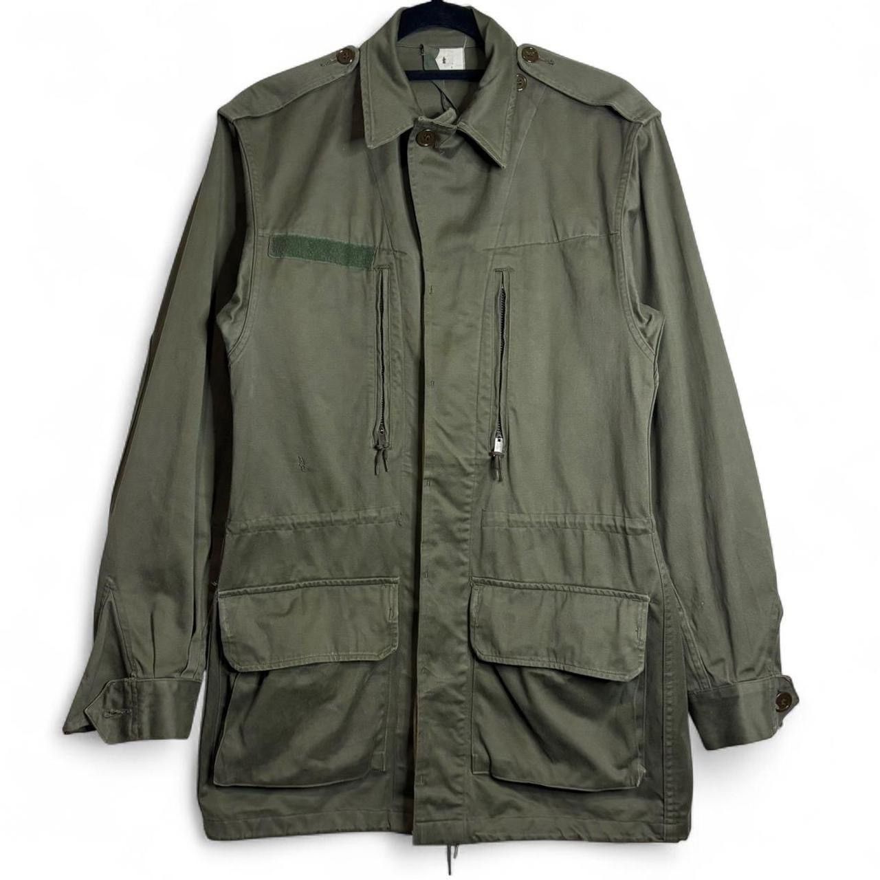 Vintage Vintage 60s Khaki Green French Military M64 Field Jacket M/L Size US M / EU 48-50 / 2 - 1 Thumbnail