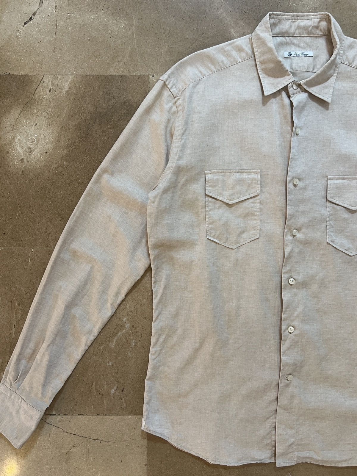Loro Piana safari linen shirt