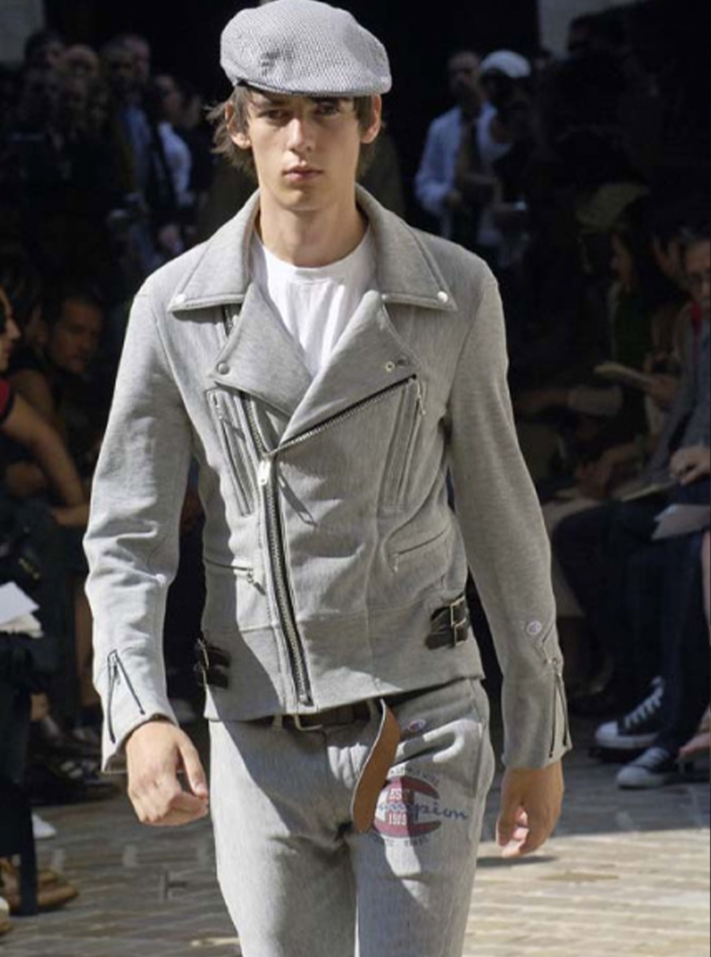 Junya Watanabe Junya Watanabe S/S 2007 Studded Grey Aviator Cotton Jacket Size US M / EU 48-50 / 2 - 2 Thumbnail
