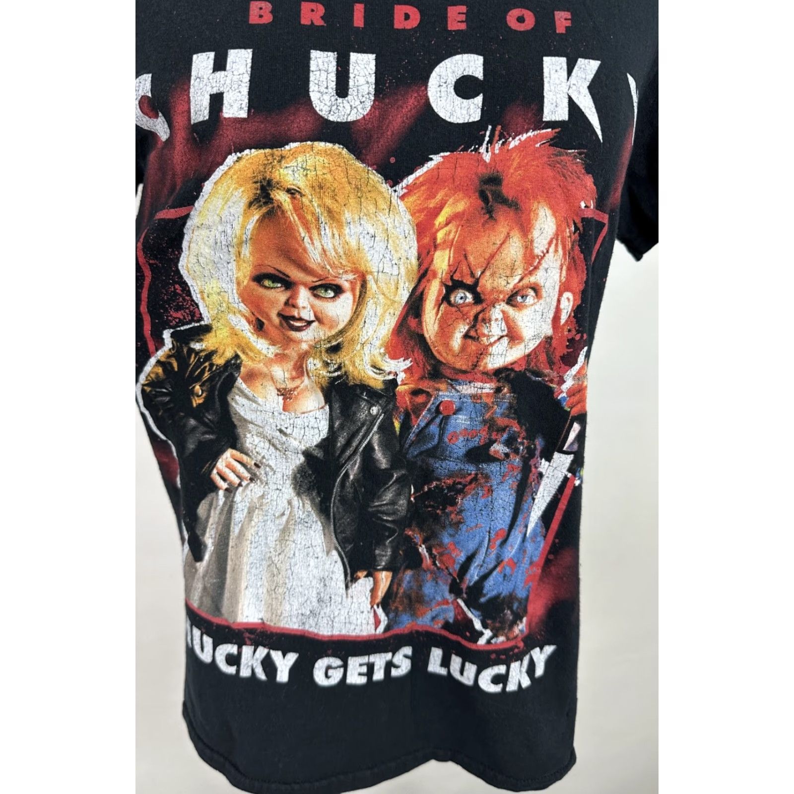 Vintage Chucky Shirt Womens Small Bride of Chucky T-shirt Horror Tee Halloween Shirt Shirt Size S / US 4 / IT 40 - 4 Thumbnail