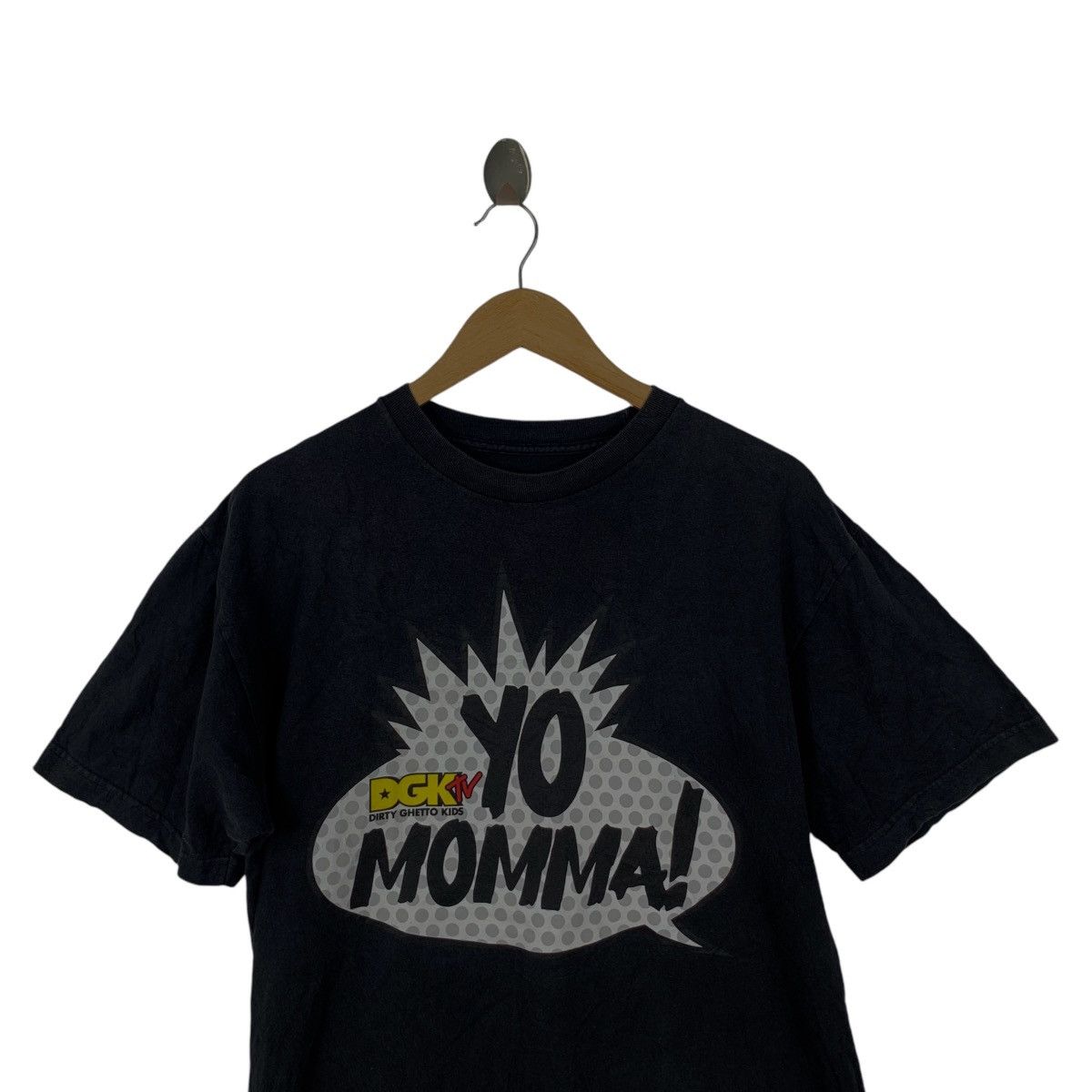 Vintage DIRTY GHETTO KIDS Yo Momma Hip Hop Rap Tee Shirt Size US L / EU 52-54 / 3 - 2 Thumbnail