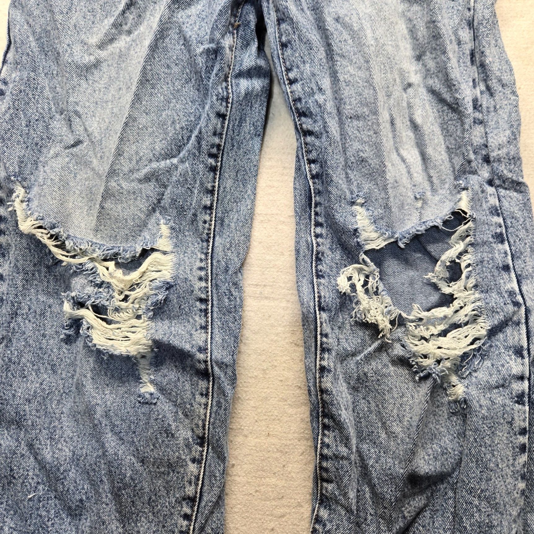 Shein Shein Jeans Blue Denim Pants 5 Pocket Cotton Adult Women's Size L Large Size 36" / US 14 / IT 50 - 3 Thumbnail