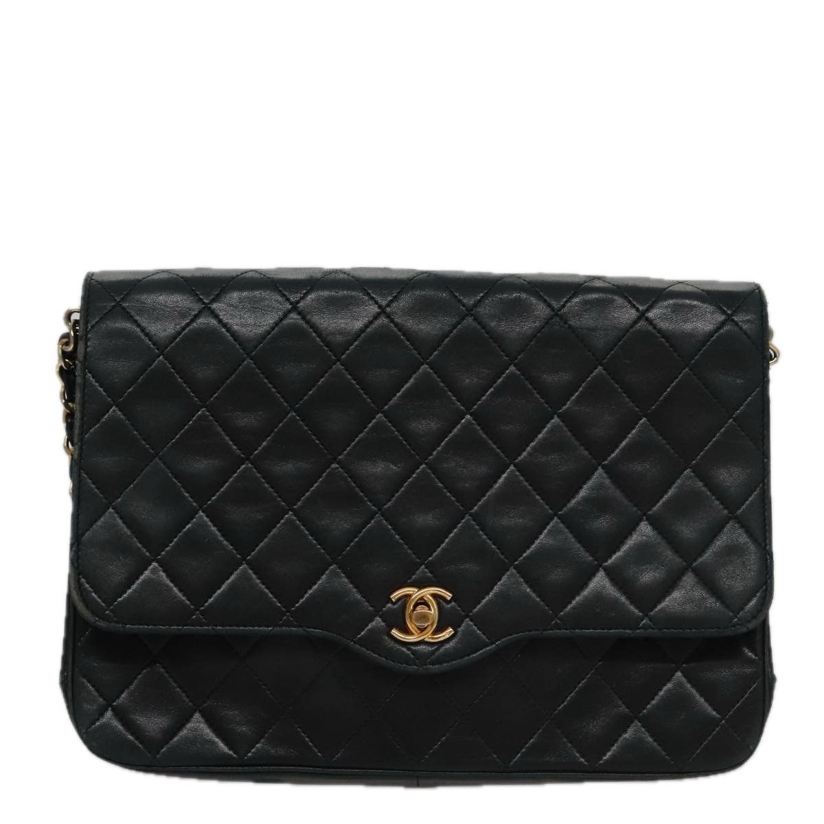Chanel Timeless/Classique Black Leather Shoulder Bag (Pre-Owned) Size ONE SIZE - 1 Thumbnail