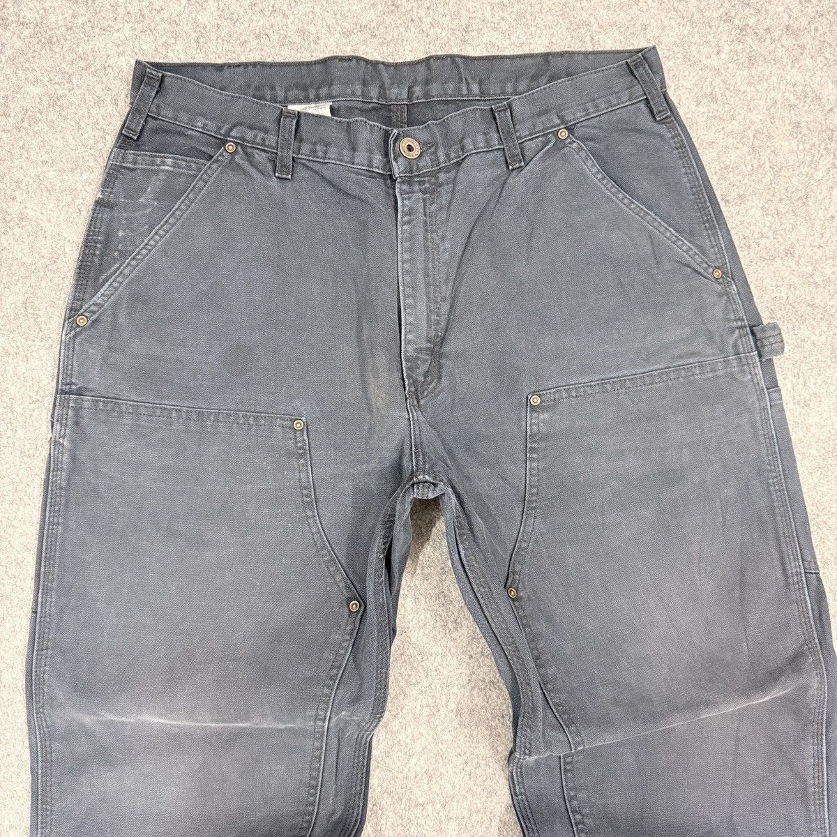 Carhartt Vintage Carhartt EB136 BLK Double Knee Denim Size US 38 / EU 54 - 2 Thumbnail