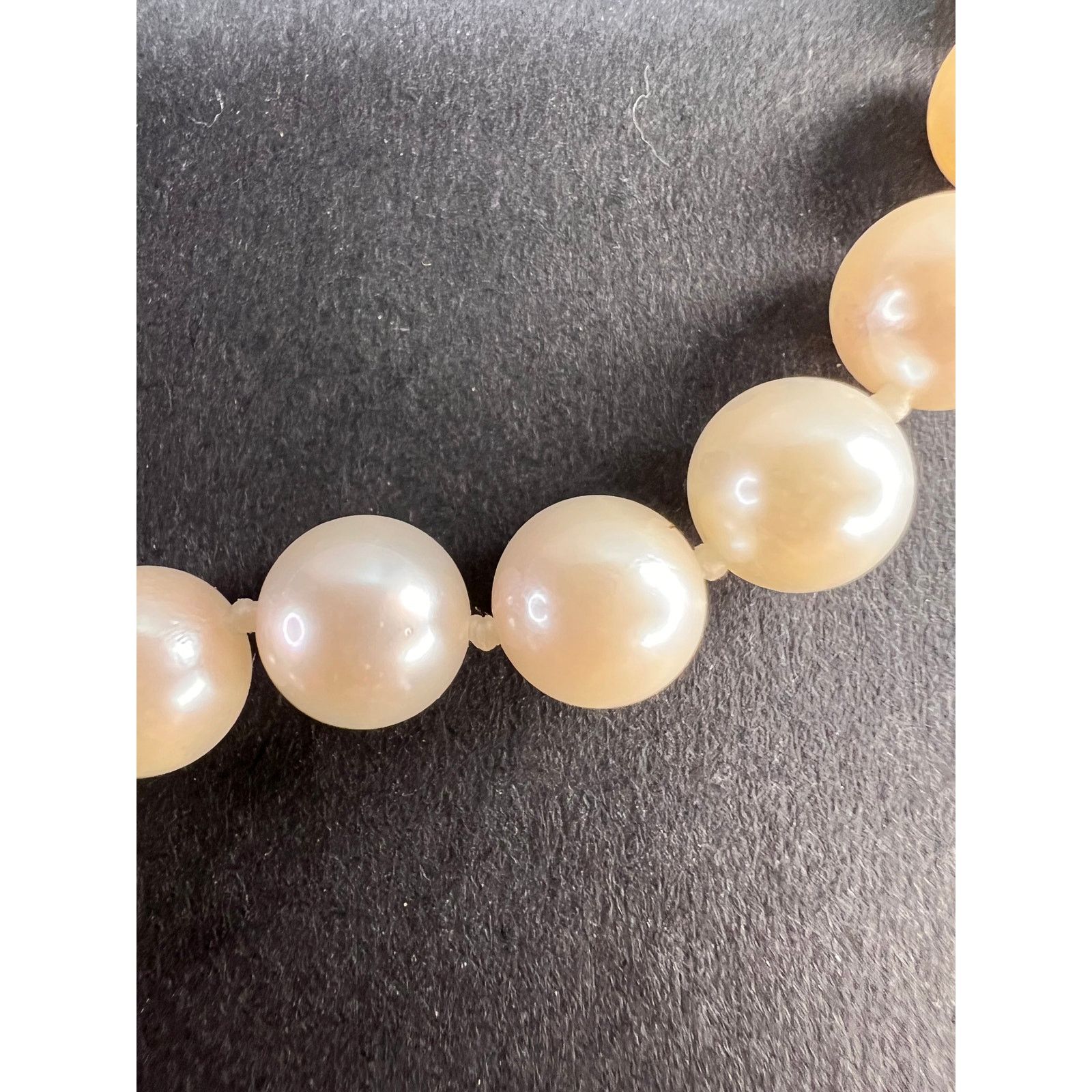 Other 7mm cultured pearl 18 inch necklace with 14k gold clasp Size ONE SIZE - 12 Thumbnail