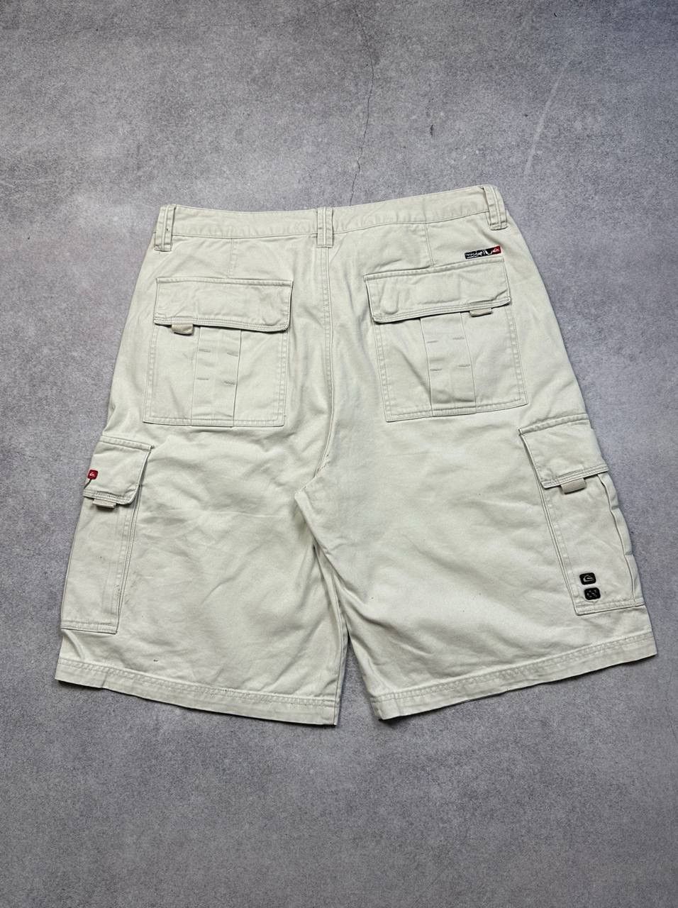Quiksilver Vintage Quiksilver Cargo Shorts, Size 34 – Rugged Y2K Utilit Size US 34 / EU 50 - 4 Thumbnail