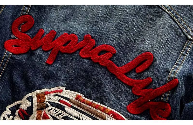 Vintage vintage denim jacket Size US XL / EU 56 / 4 - 7 Thumbnail