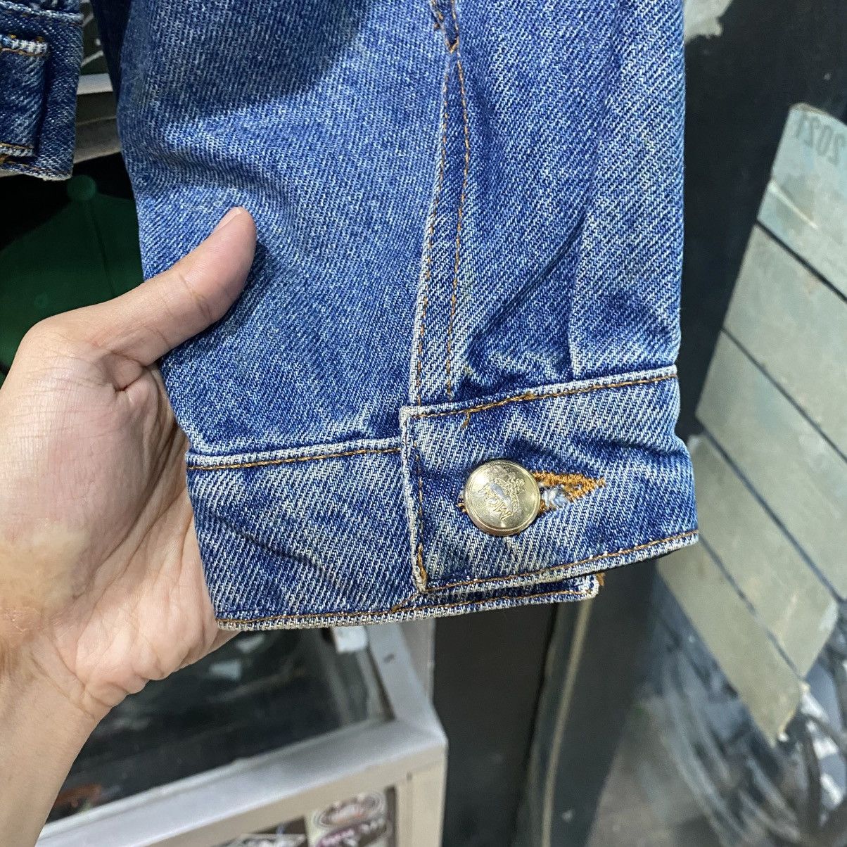 MCM × Vintage Vtg 90’s MCM denim jacket Size US S / EU 44-46 / 1 - 10 Thumbnail