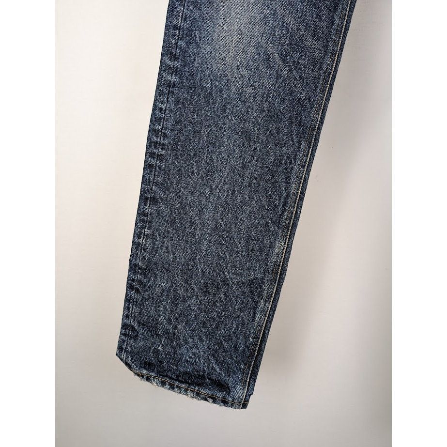 Balenciaga o1rshd1 Q:2 / Relaxed Jeans Denim Indigo in Deep Blue Size US 31 - 11 Thumbnail