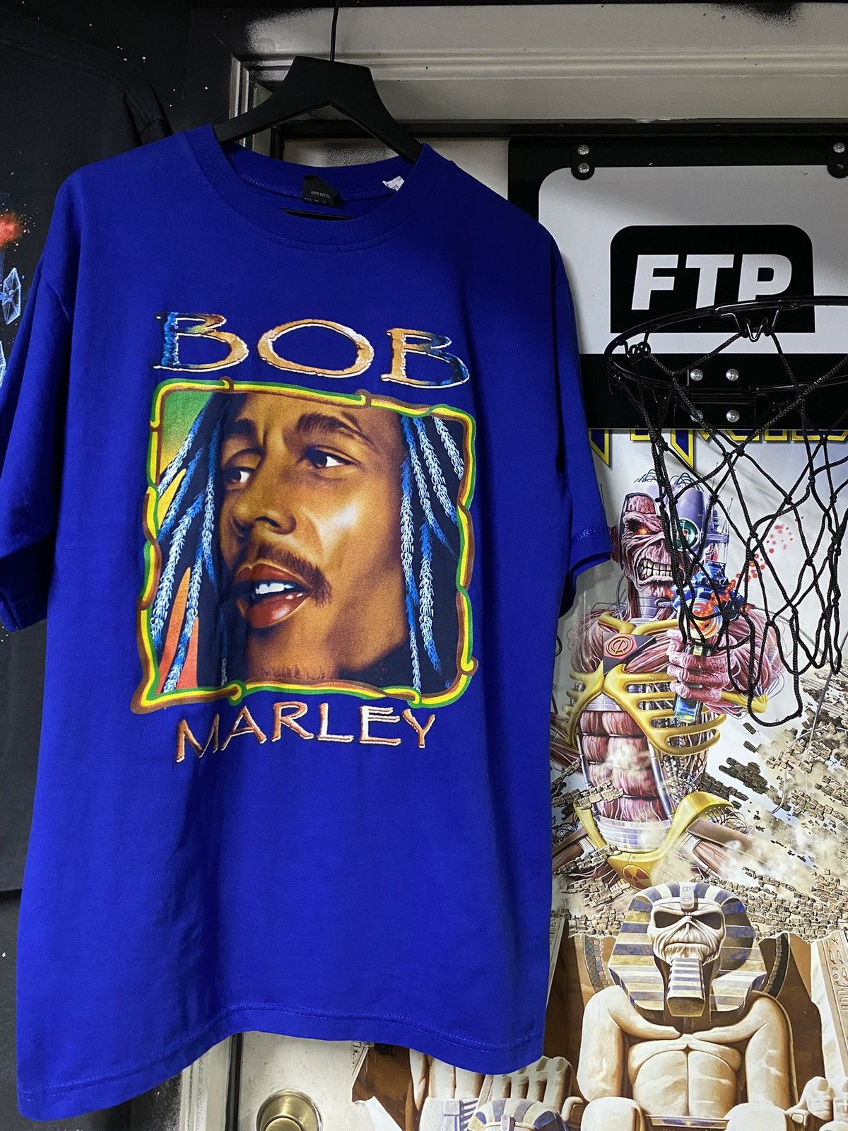 Vintage Vintage 90’s Bob Marley T-Shirt Vtg Rap Tee Size Large Size US L / EU 52-54 / 3 - 2 Thumbnail