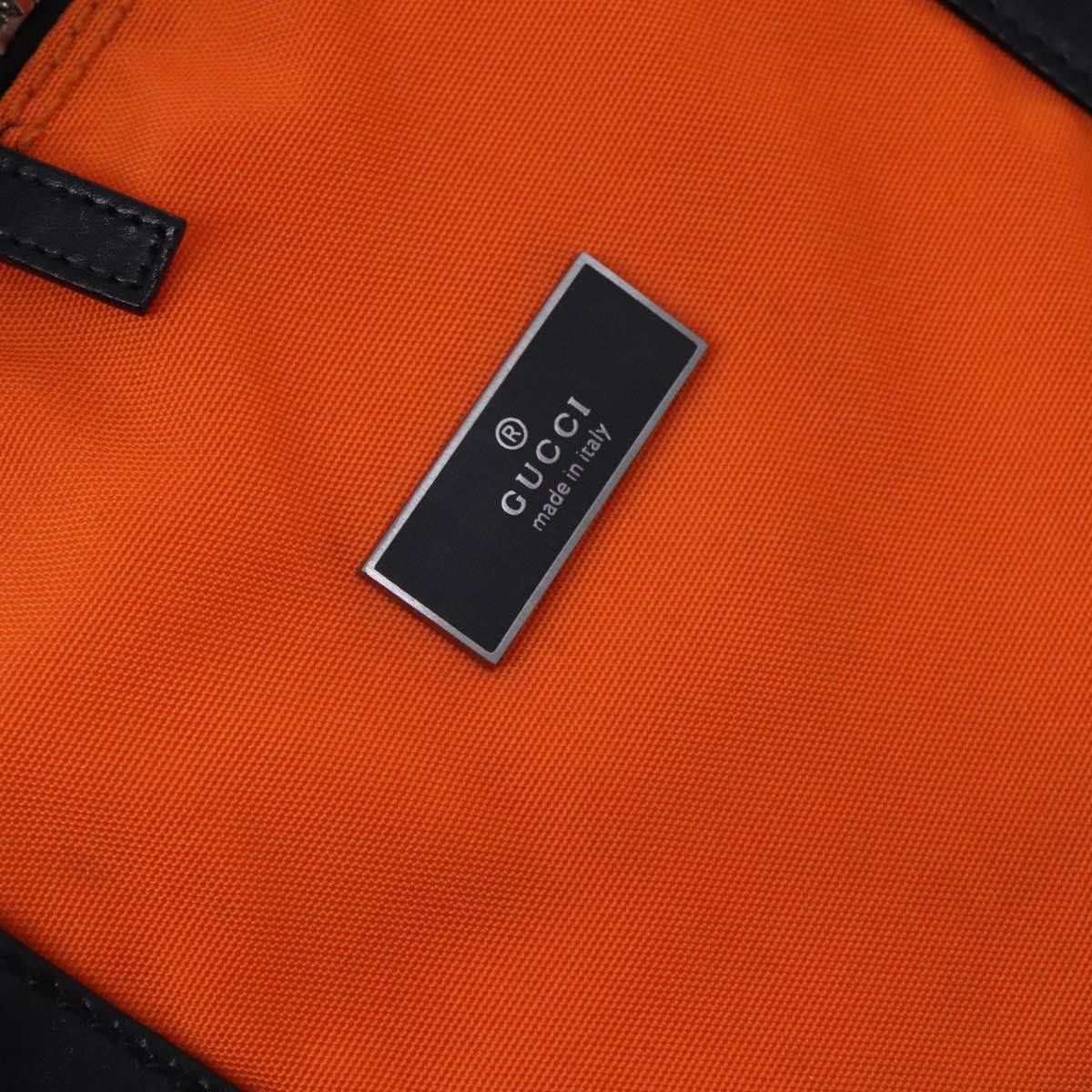 Gucci GUCCI Boston Bag Nylon Orange Black Size ONE SIZE - 14 Thumbnail