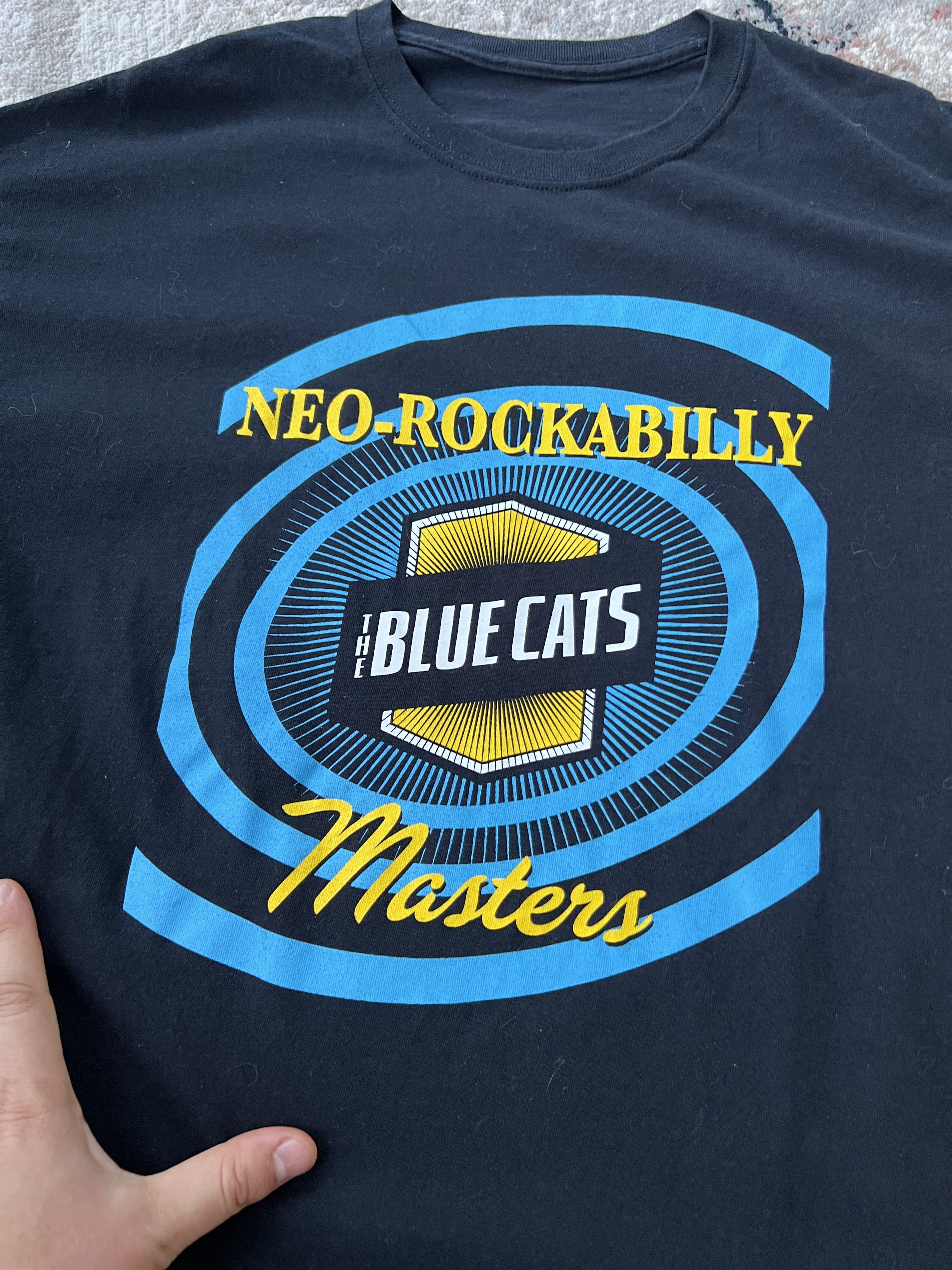 Band Tees The Blue Cats Neo-Rockabilly Masters Tee Size US XL / EU 56 / 4 - 2 Thumbnail