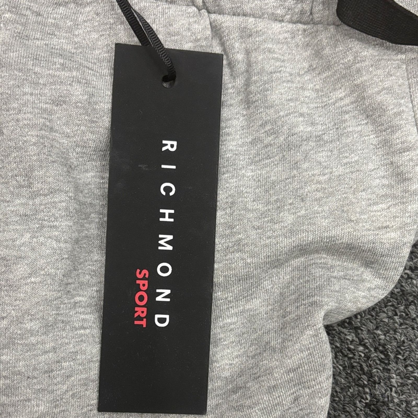 John Richmond NWT John Richmond Light Gray Athletic Shorts Black Size XL Size US 42 / EU 58 - 2 Thumbnail