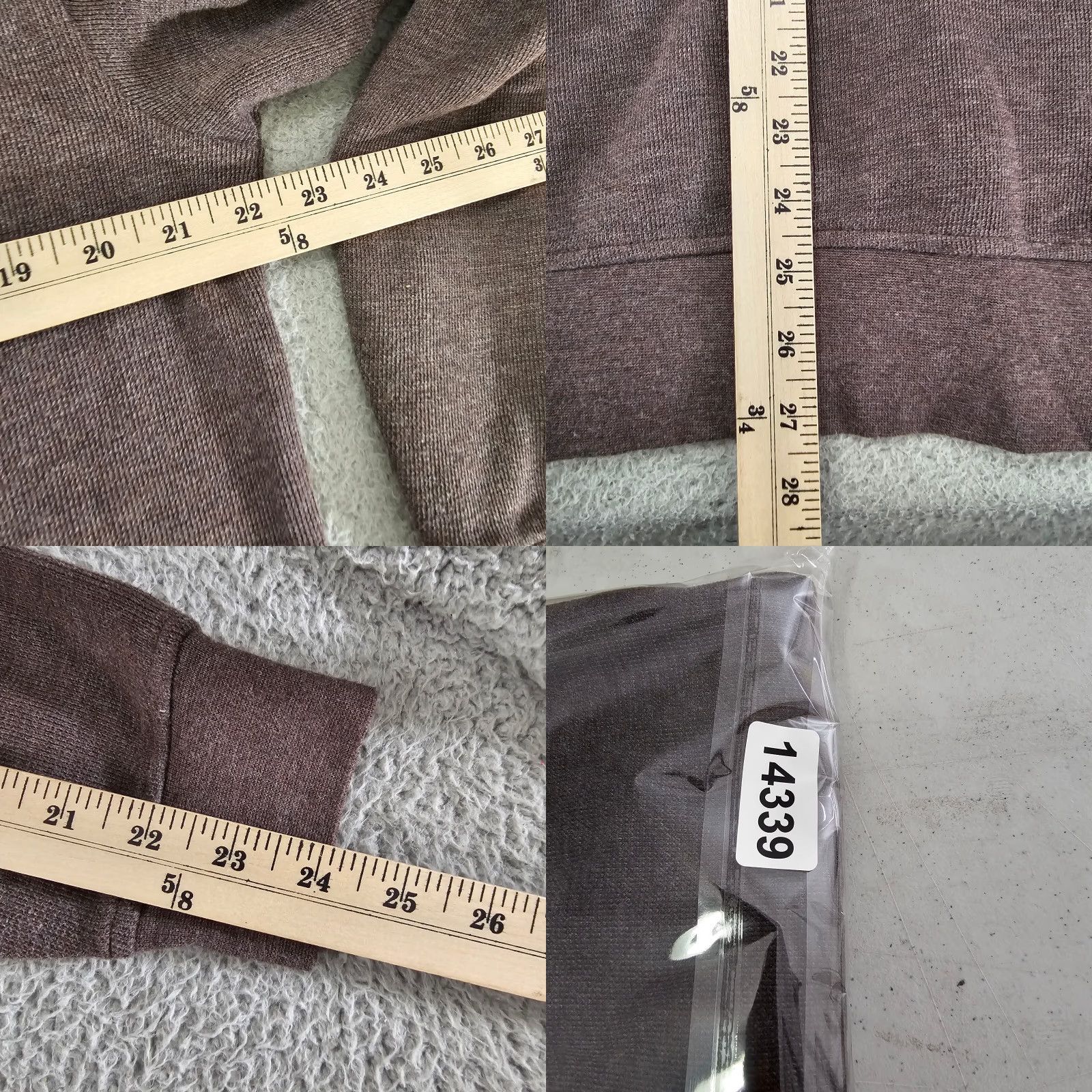 Vintage Viyella Mens Sweater Knit Pullover 1/4 Zip Mock Neck Brown Taupe Long Sleeve Regular Size M Weather Size US M / EU 48-50 / 2 - 8 Thumbnail