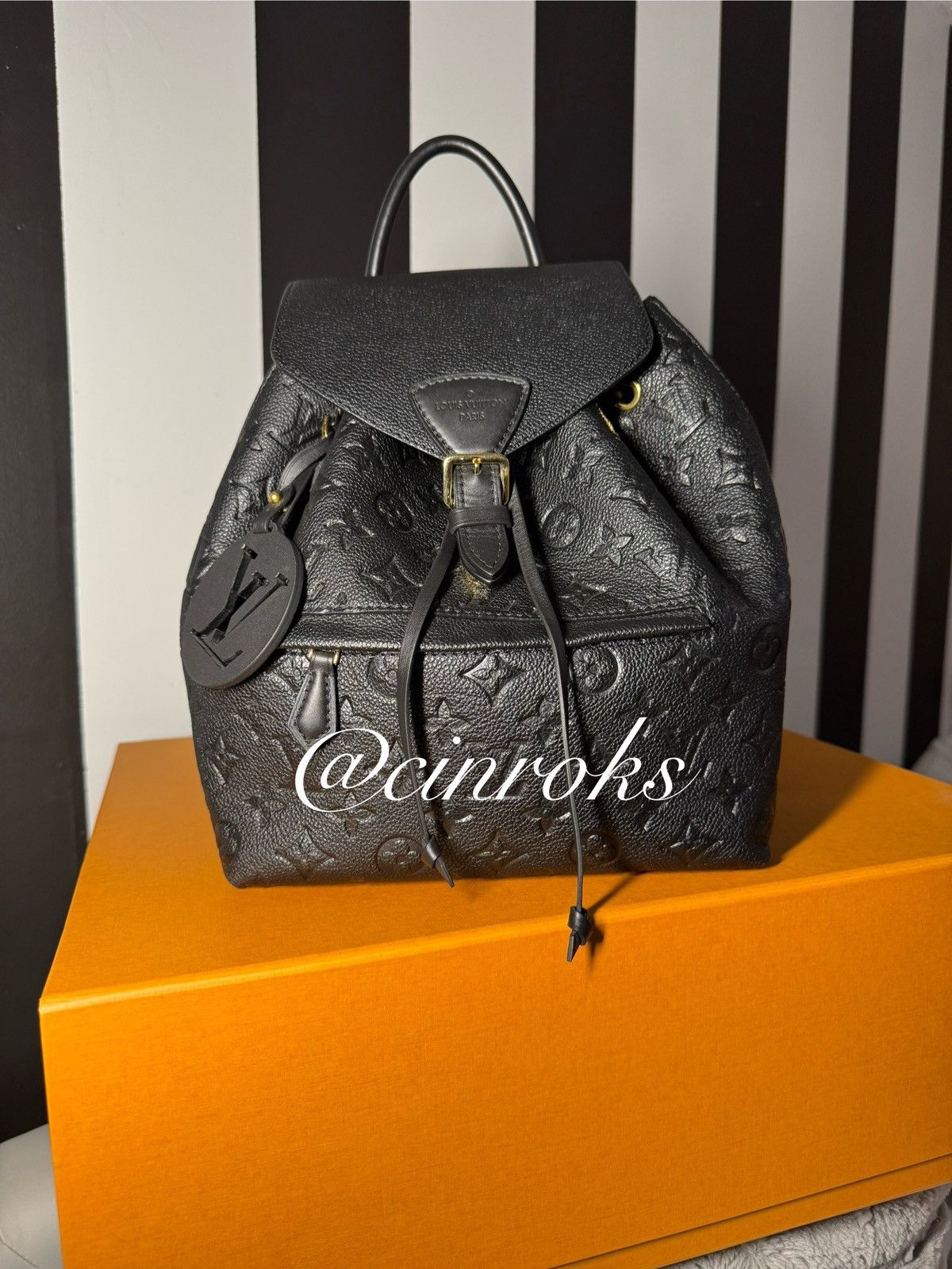 Louis Vuitton Louis Vuitton Montsouris PM Empreinte Leather Backpack Size ONE SIZE - 2 Thumbnail