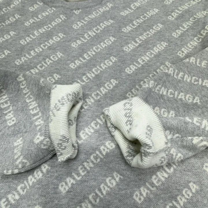 Balenciaga Balenciaga Balenciaga Logo Print Long Sleeve Sweater -2507 Size US S / EU 44-46 / 1 - 8 Thumbnail
