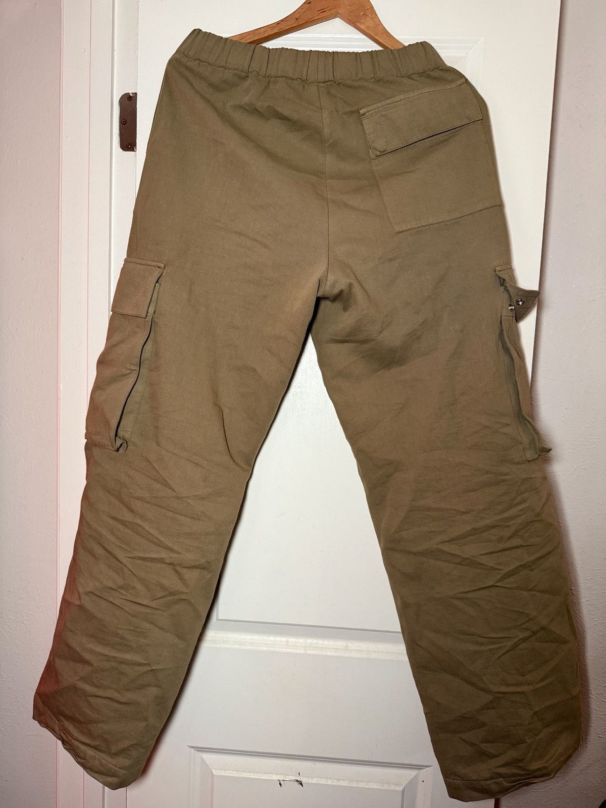 Daniel Simmons Lightweight cargo pants - moss green with tags Size US 29 - 3 Thumbnail