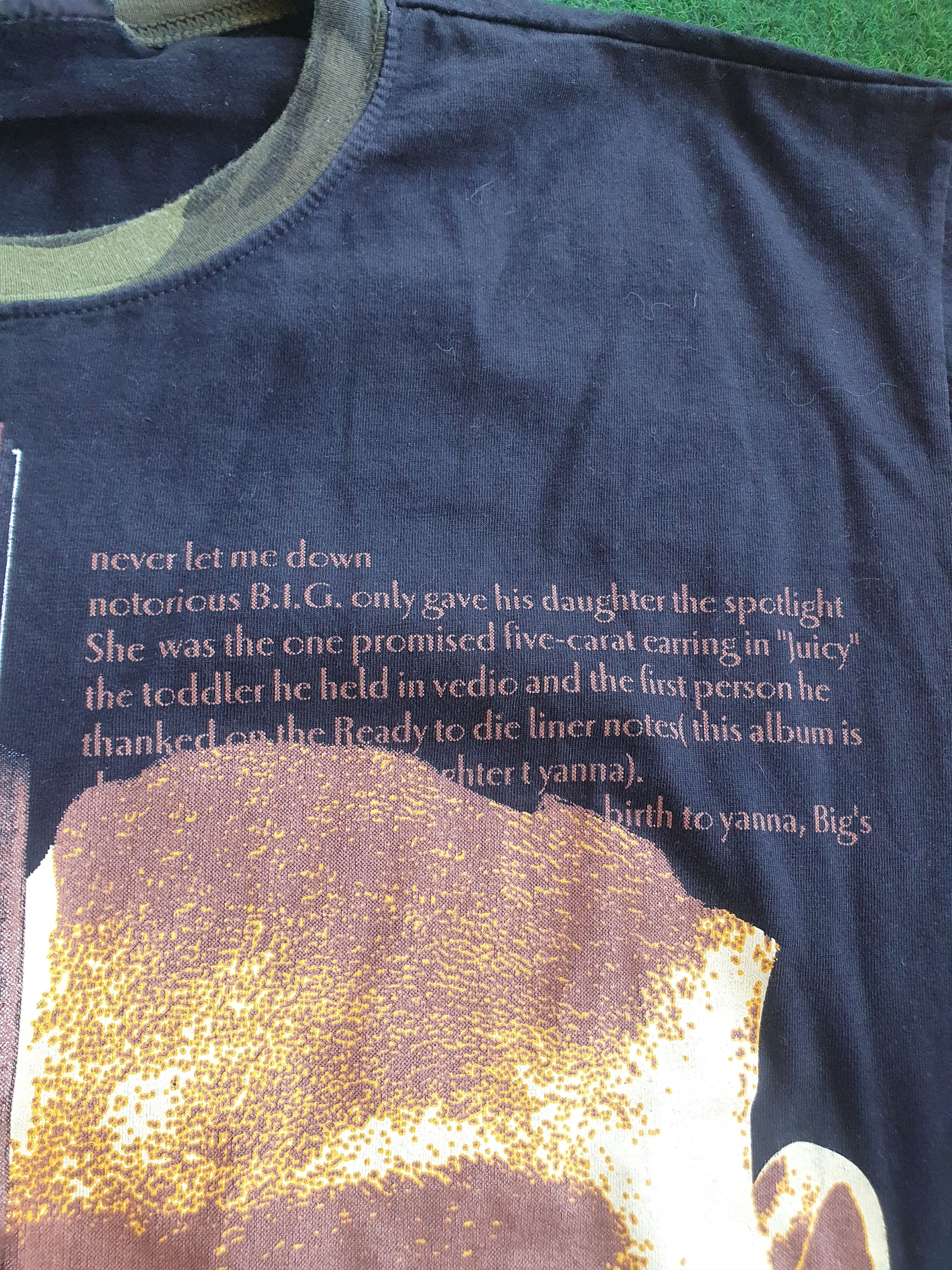 Rap Tees × Vintage Notorious BIG AOP Split Front Rap Bootleg t-shirt sz XL Size US XL / EU 56 / 4 - 12 Thumbnail