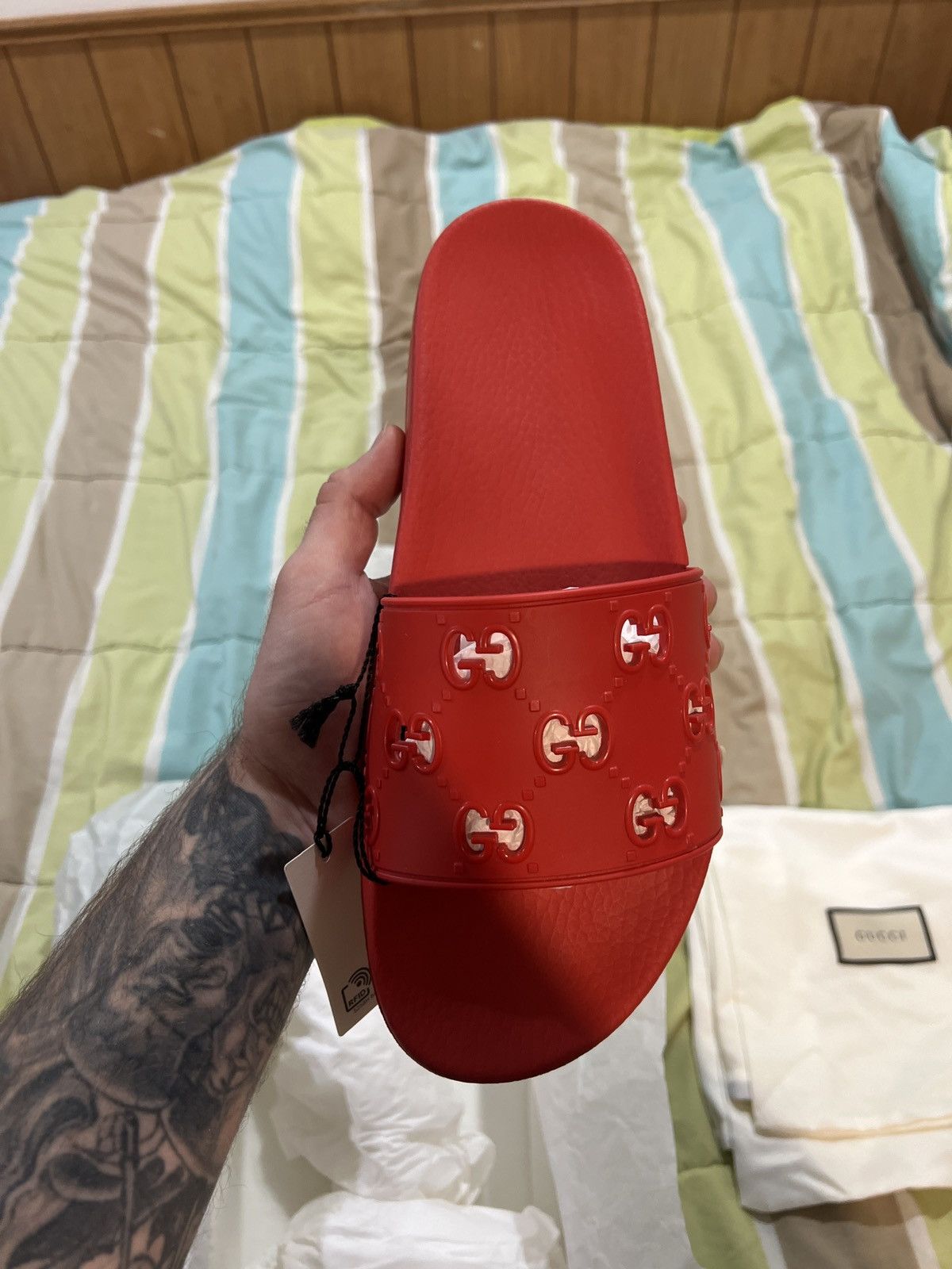 Gucci Gucci slides Size US 11 / EU 44 - 6 Thumbnail